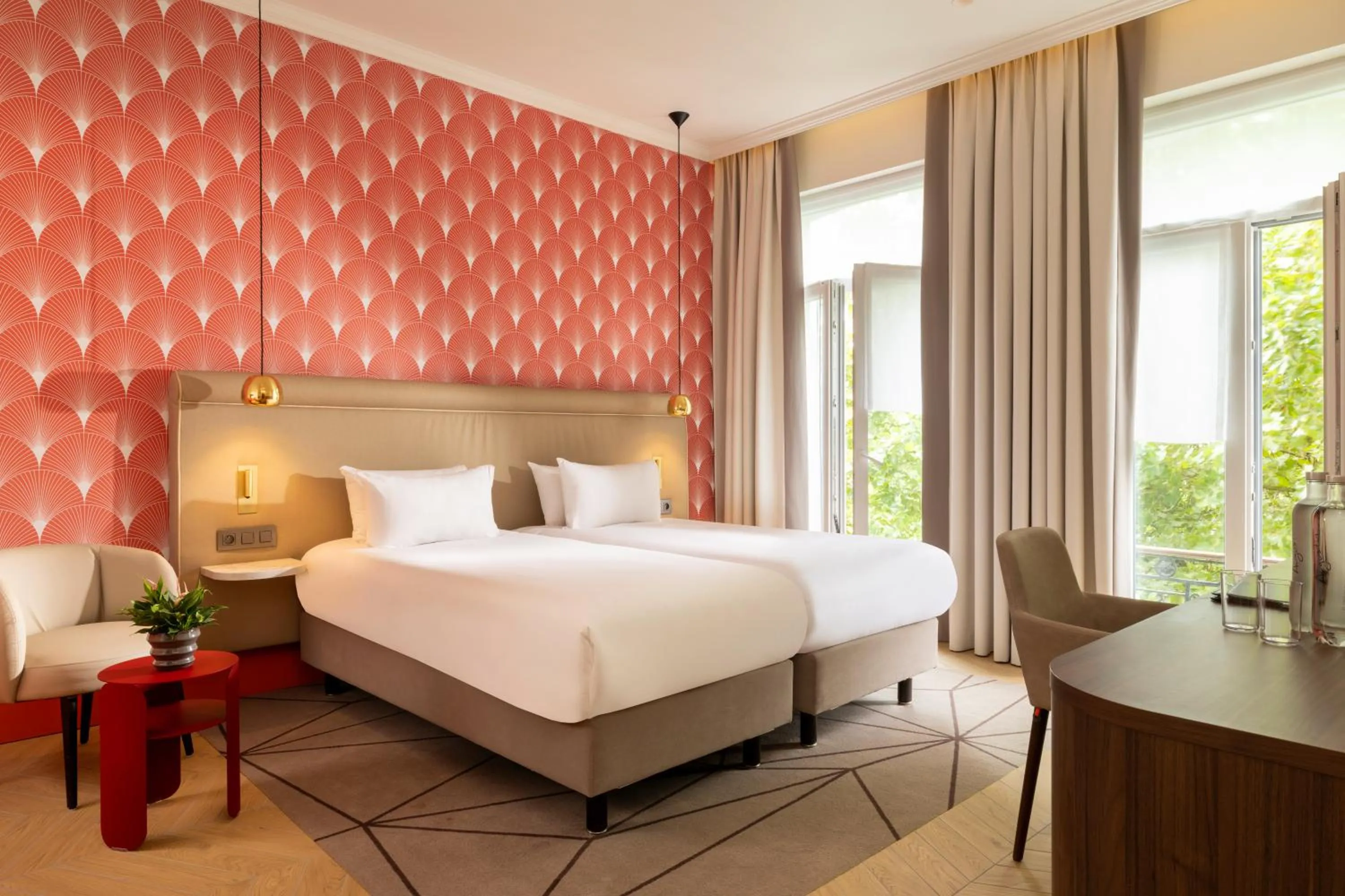 Bed in Hotel The Augustin