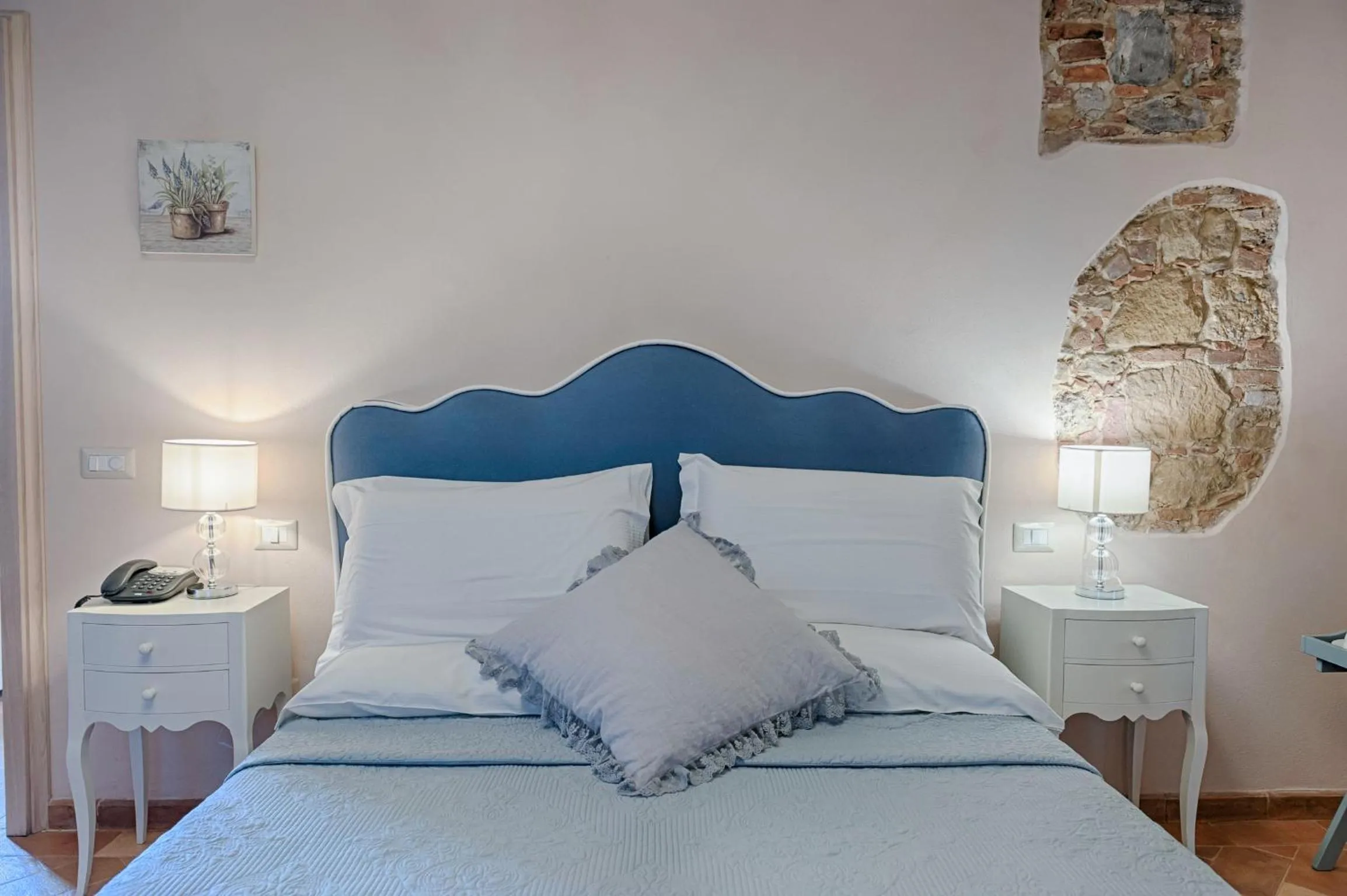 Bed in Antica Quercia Villa & Spa