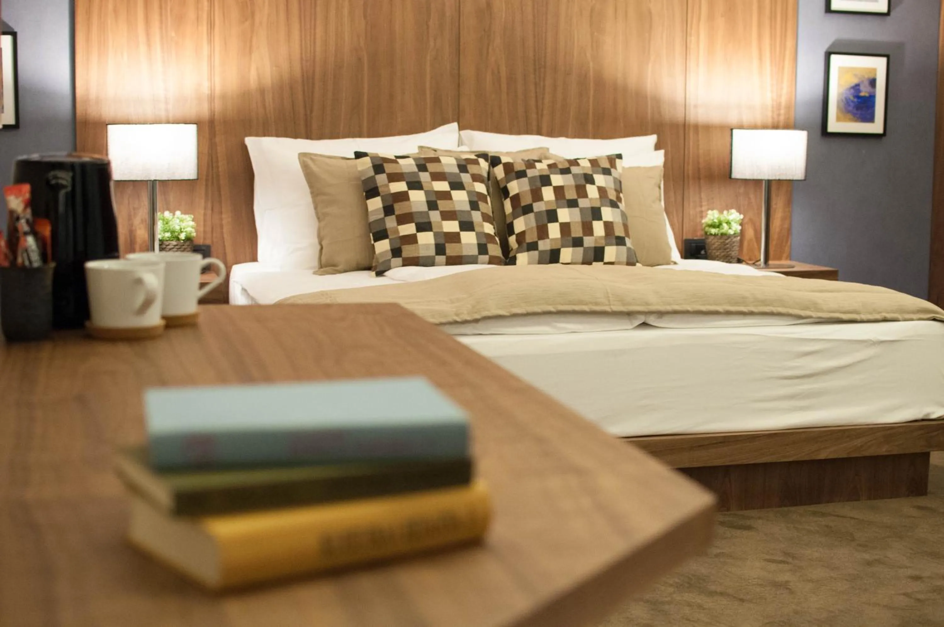 Bed in Nomad Luxury Suites