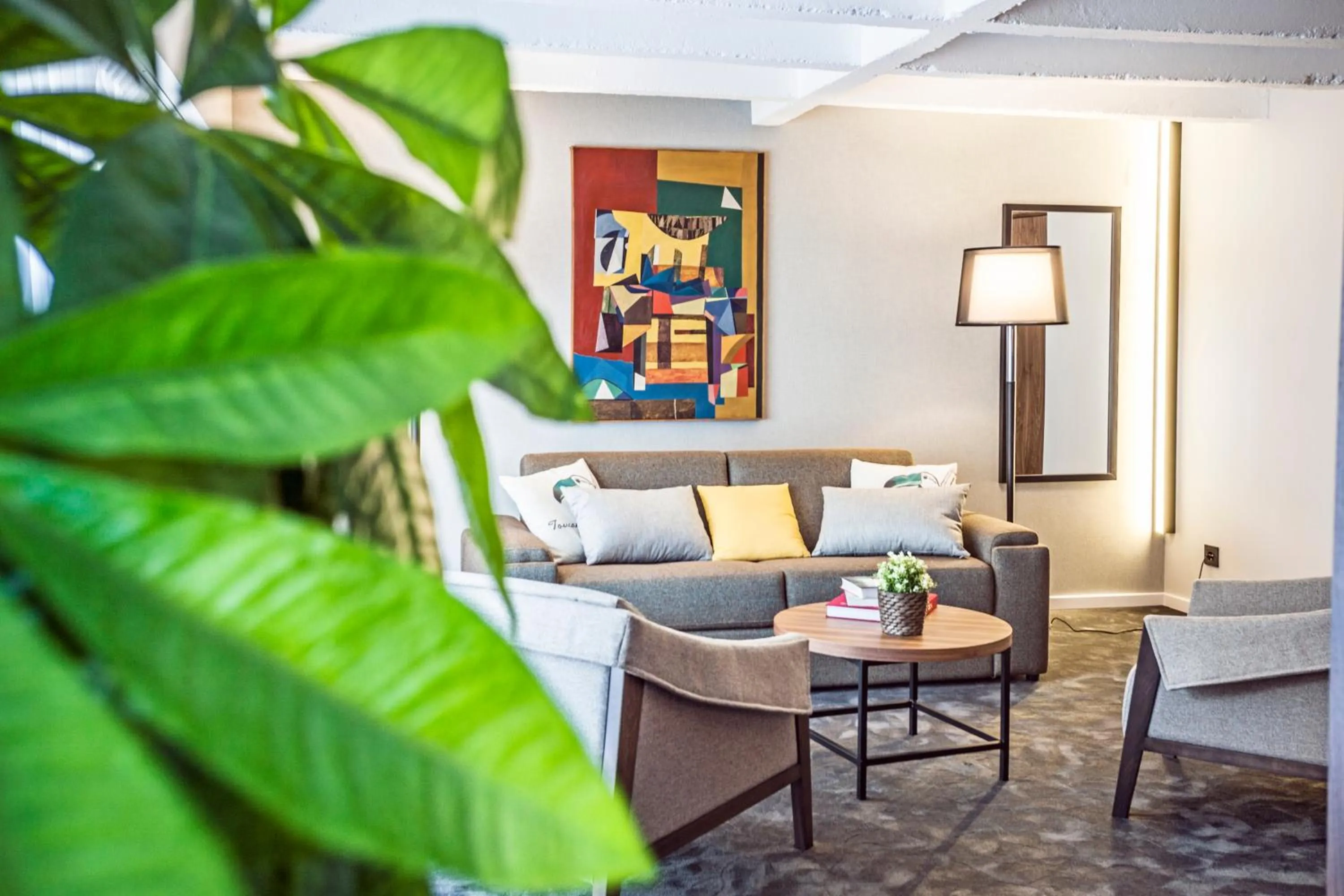 Living room in Nomad Luxury Suites