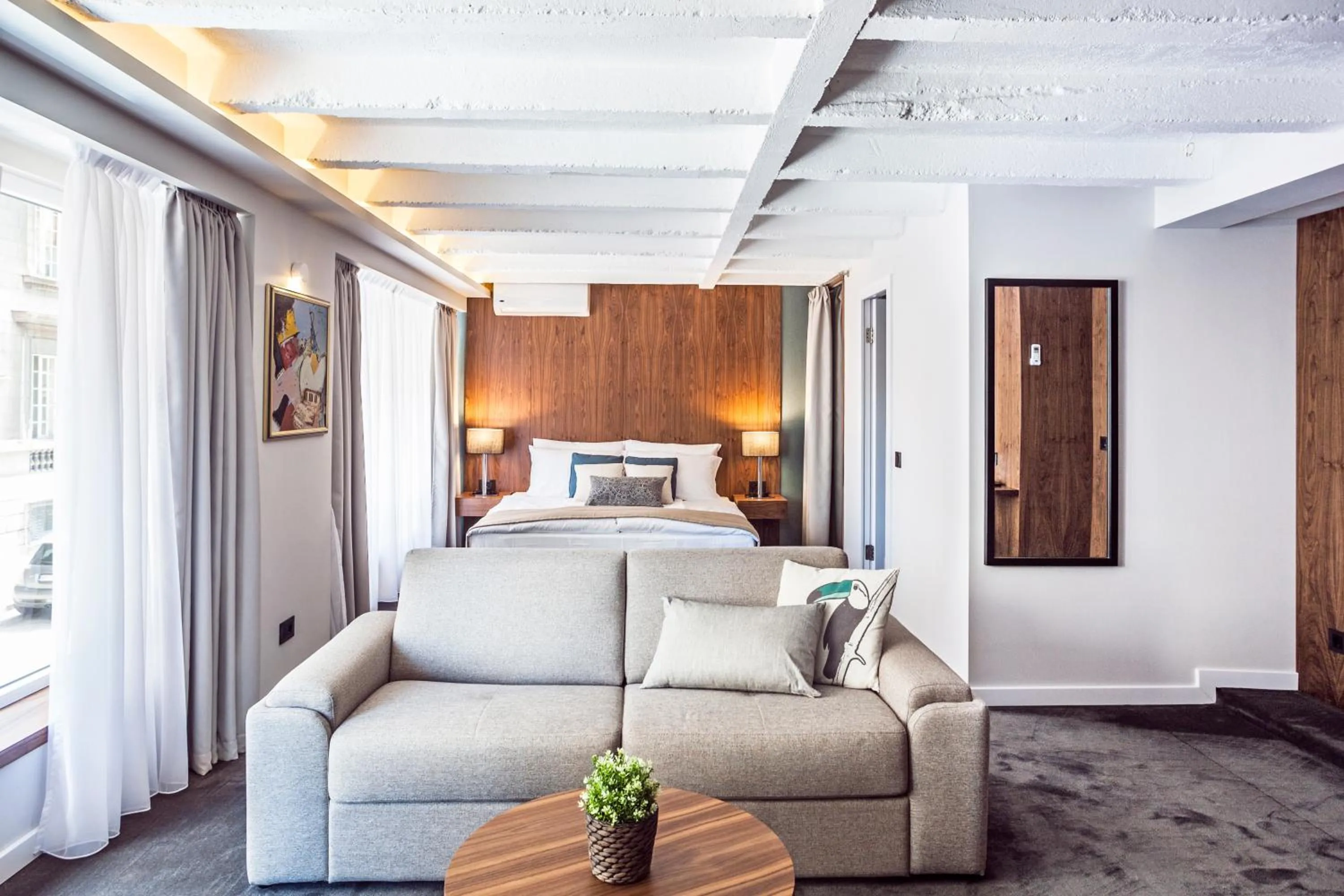 Bed in Nomad Luxury Suites