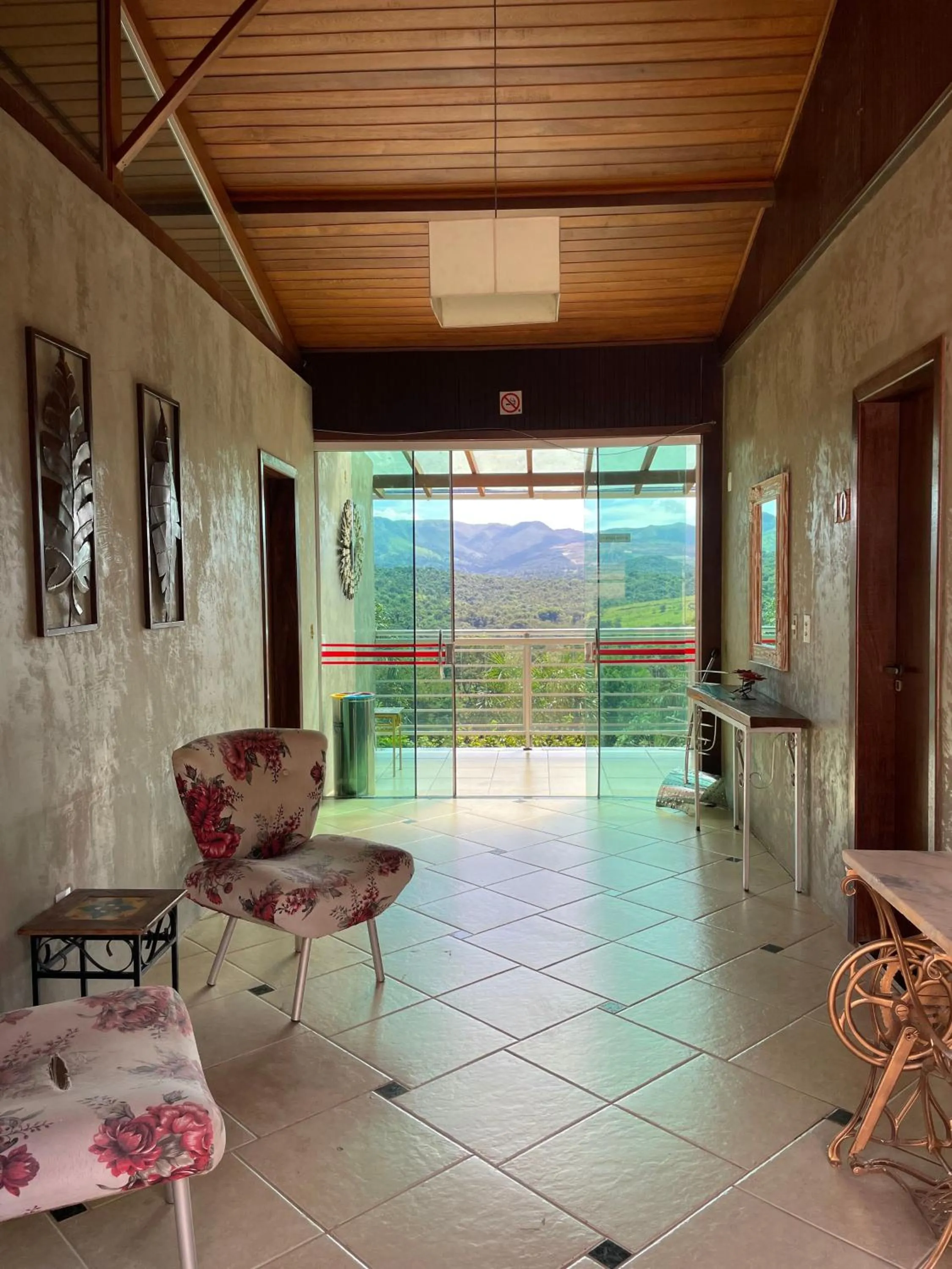 Seating area in Pousada Verde Villas