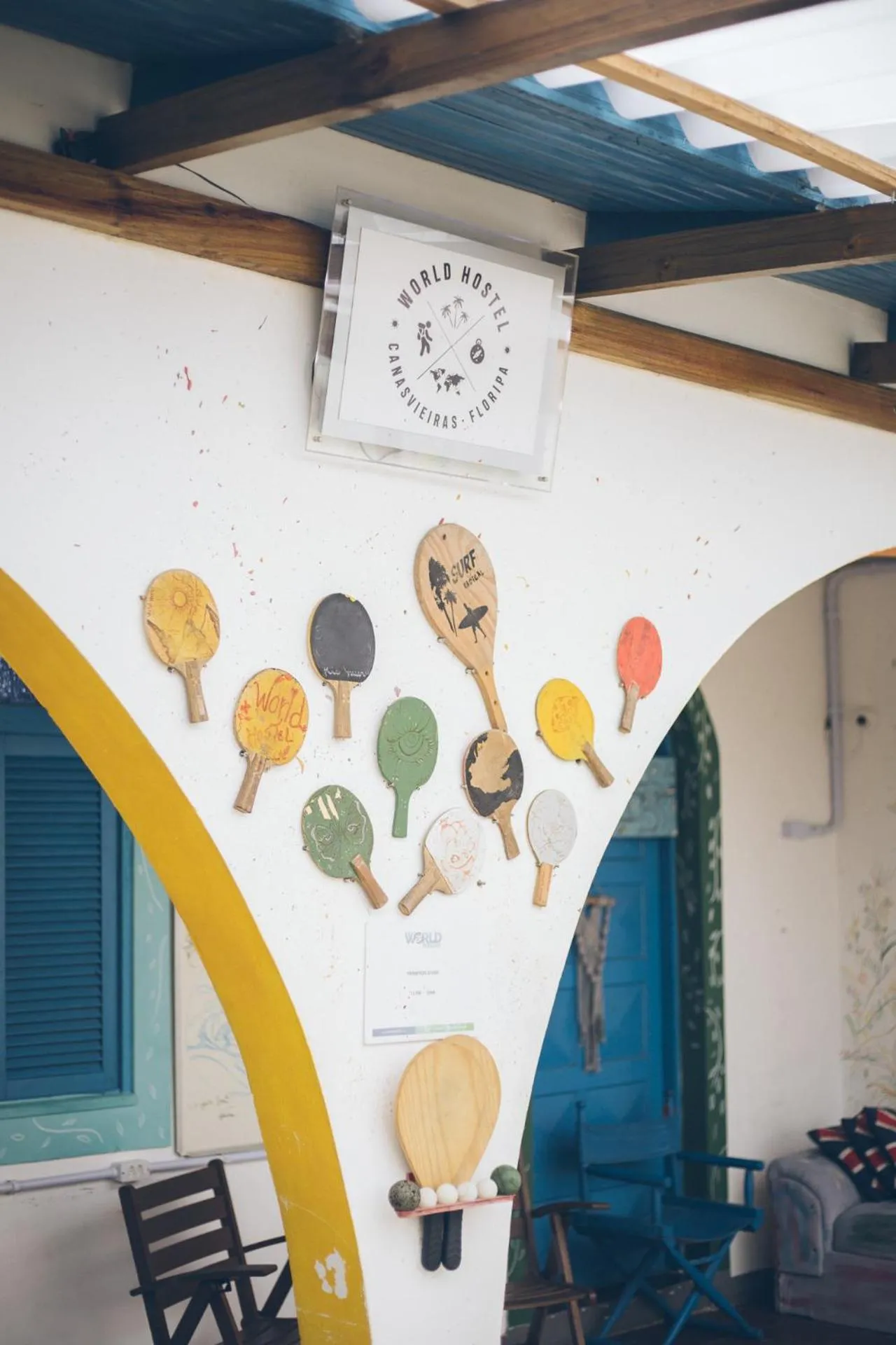 Facade/entrance in World Hostel - Canasvieiras