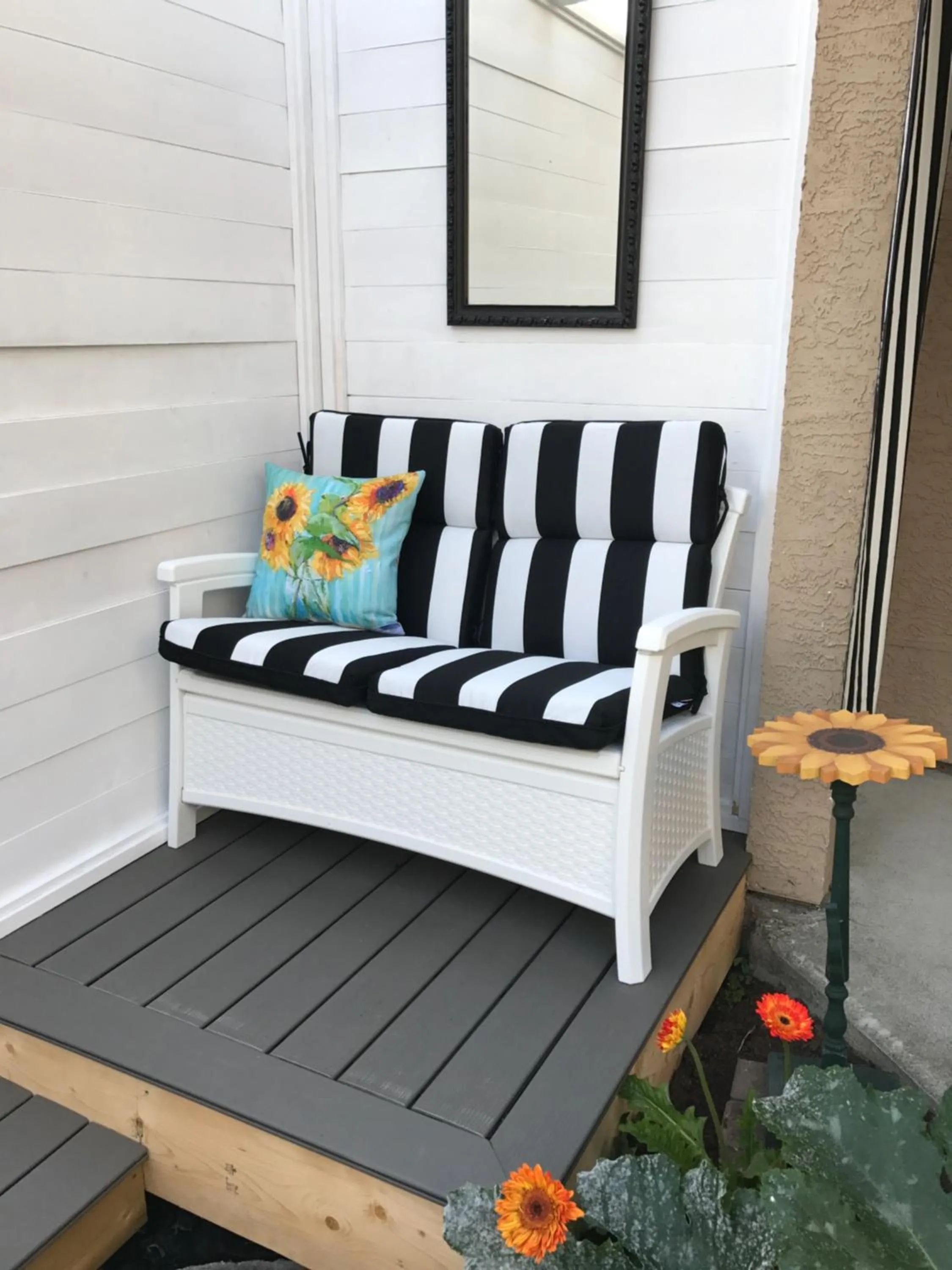 Patio in Donna's Bed & Breakfast