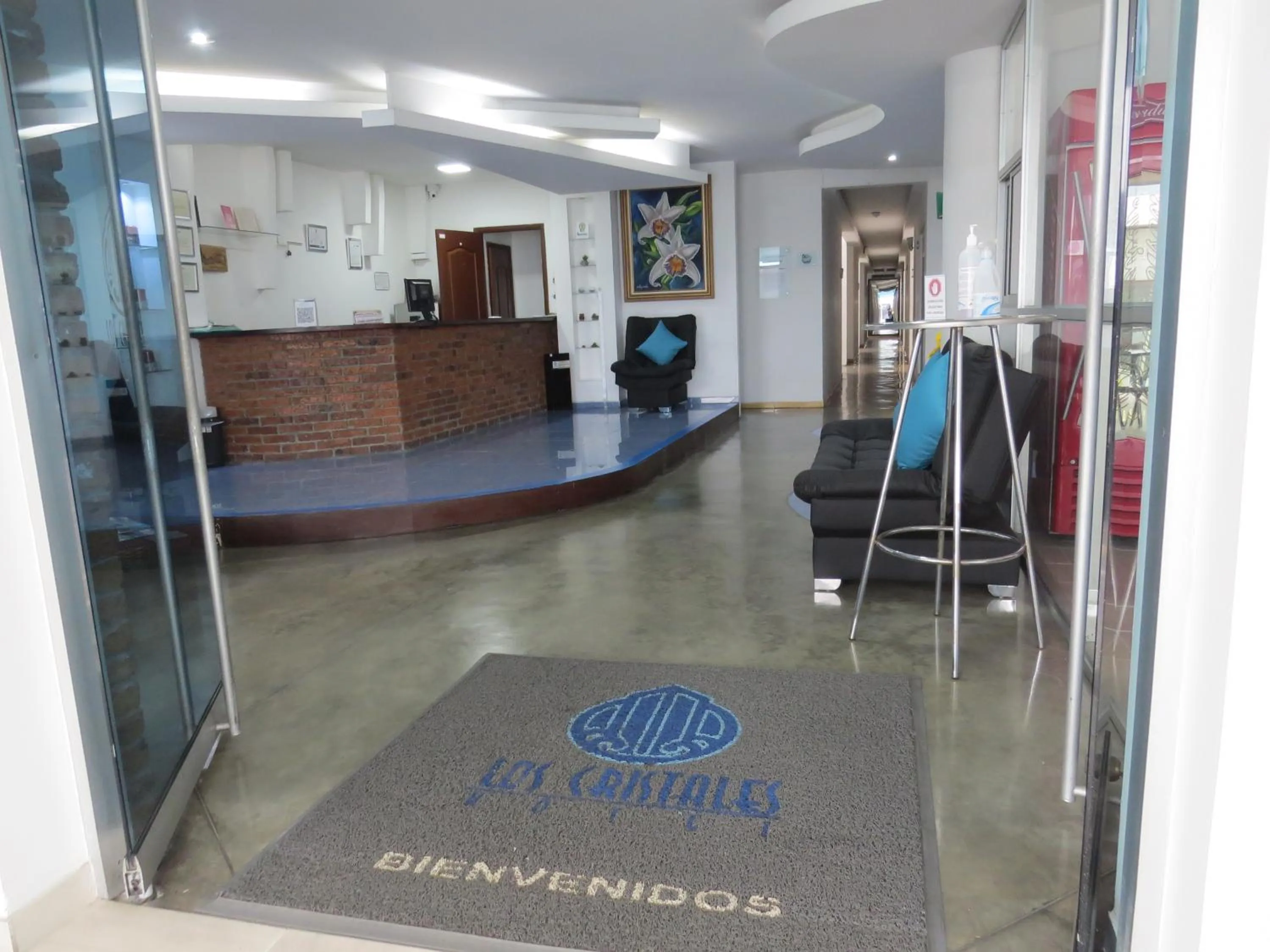 Lobby or reception in Hotel Los Cristales