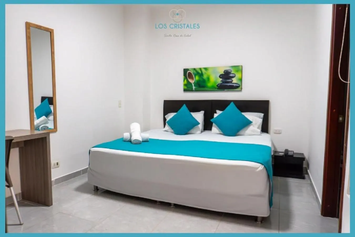 Bed in Hotel Los Cristales