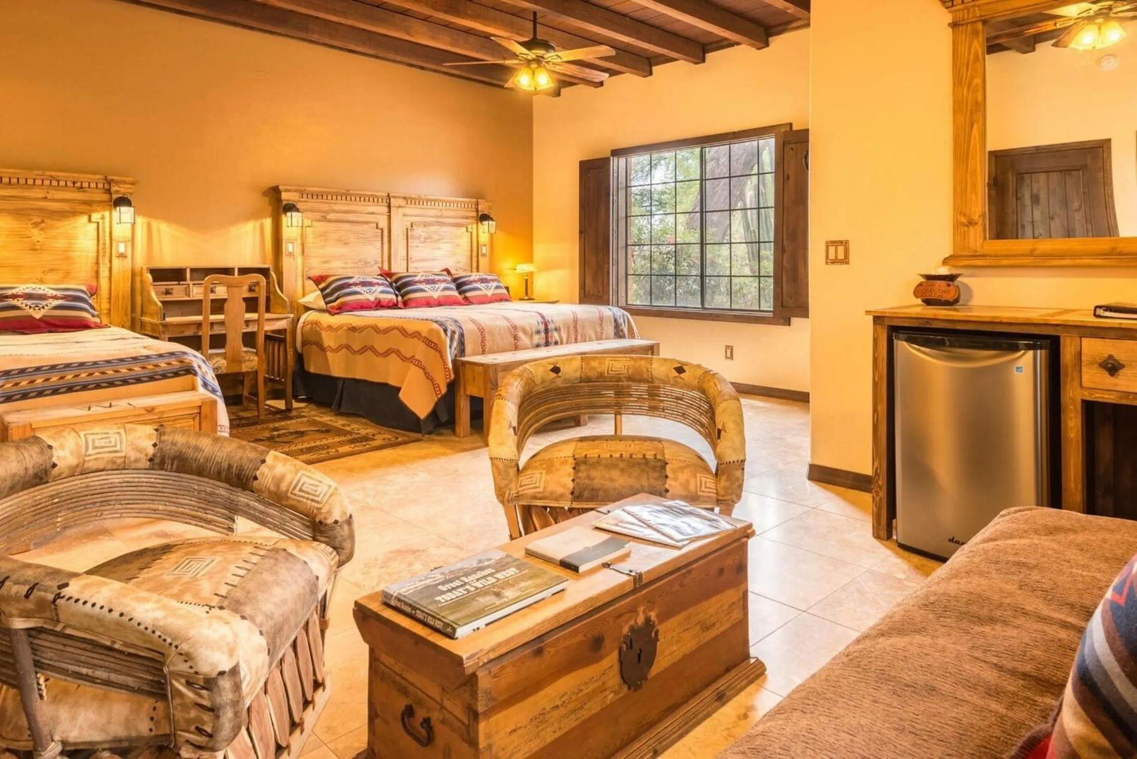 Photo of the whole room, Bed in White Stallion Ranch