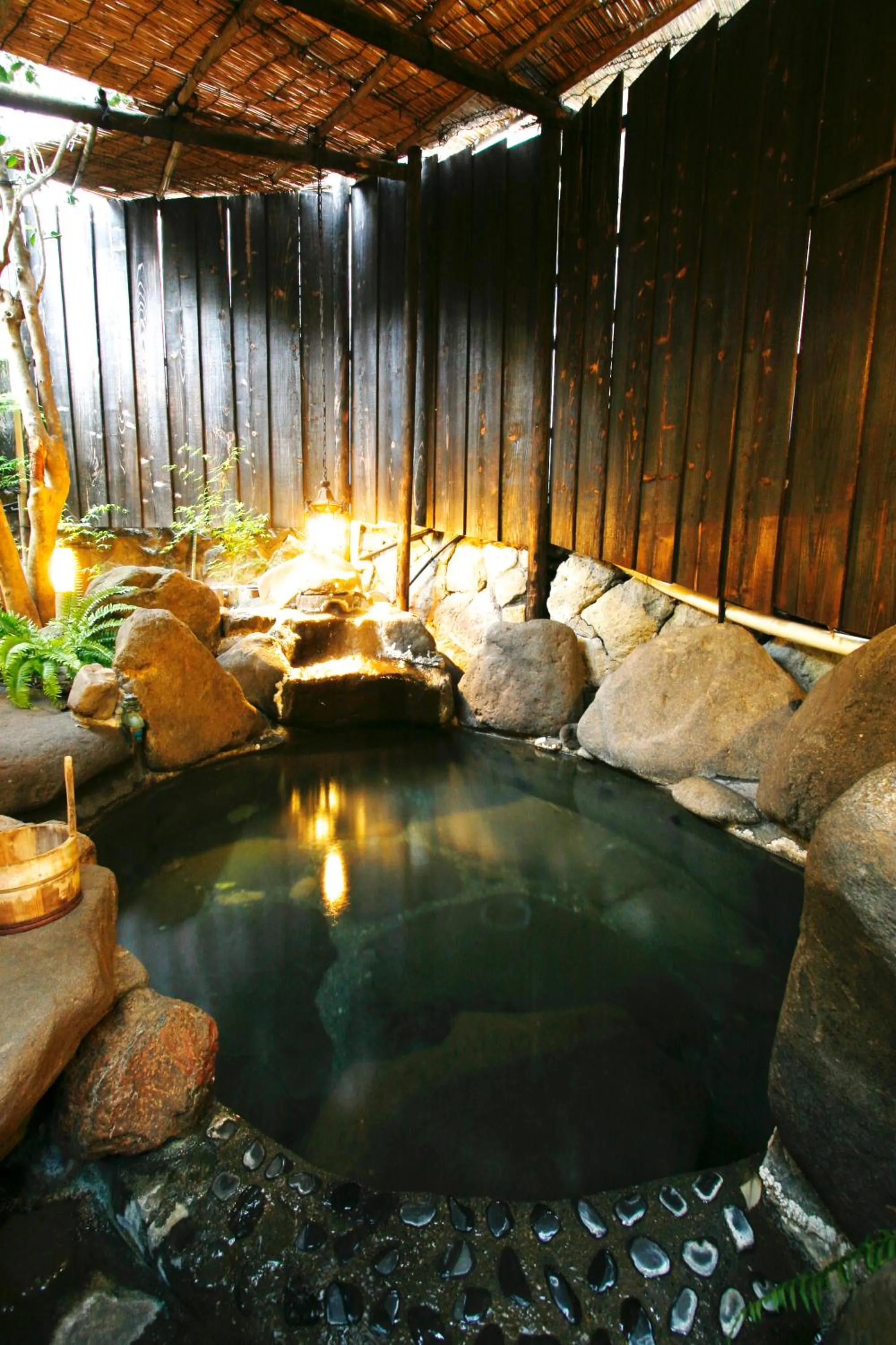 Open Air Bath in Irorinoyado Ashina