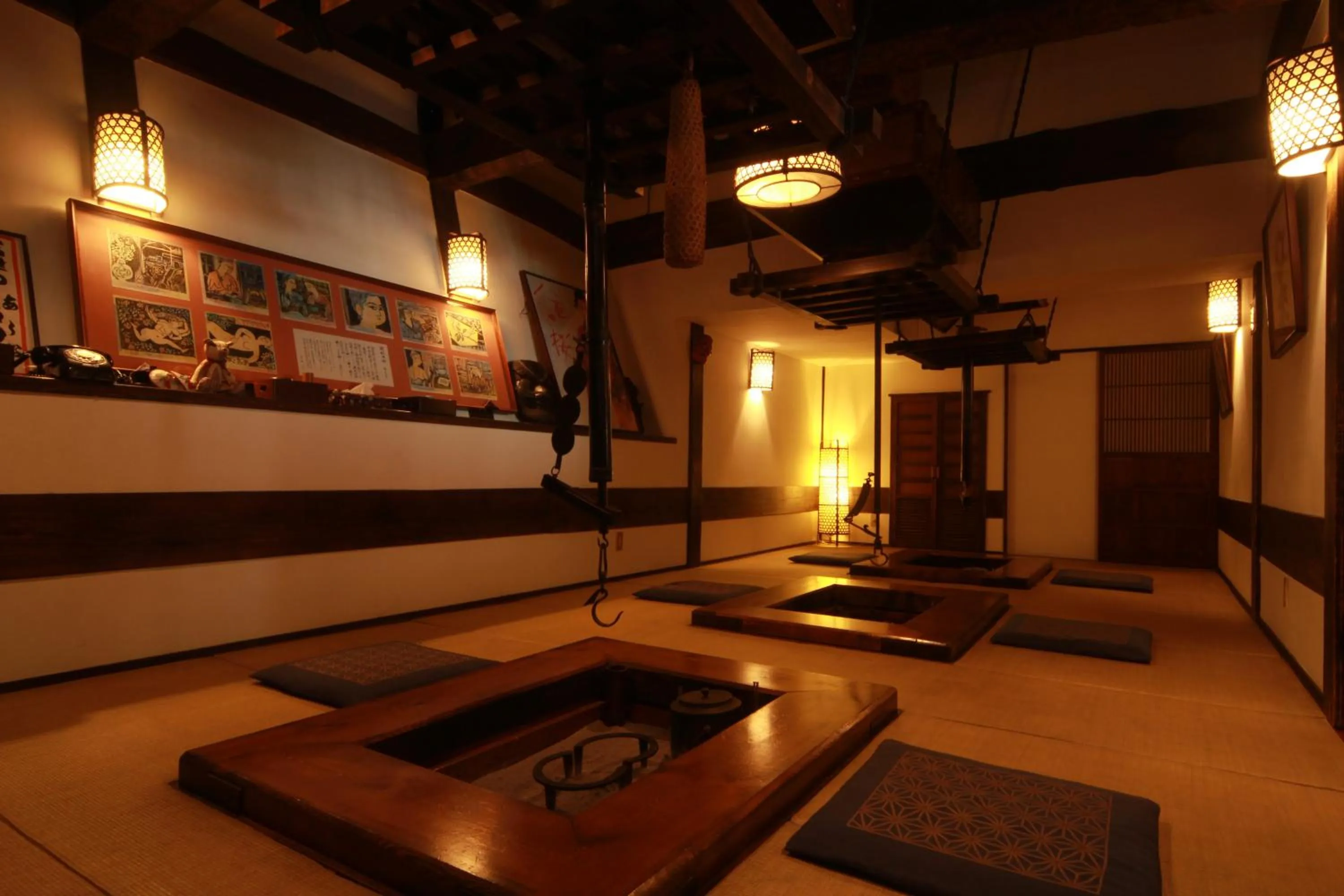 Communal lounge/ TV room in Irorinoyado Ashina