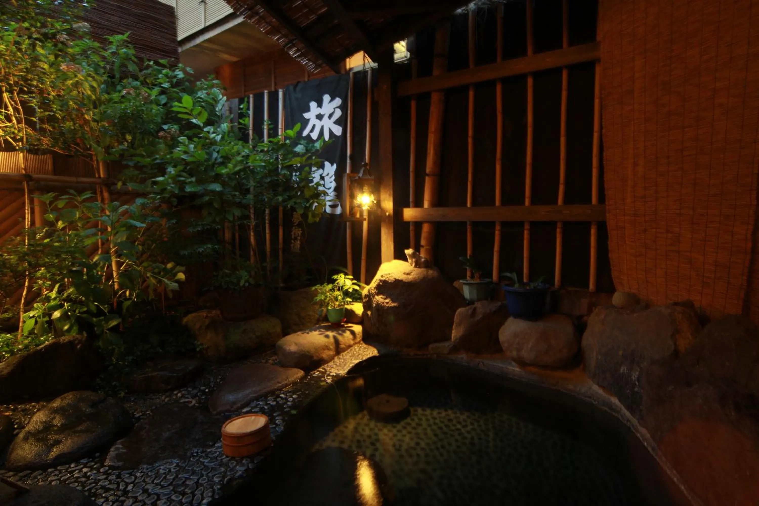 Open Air Bath in Irorinoyado Ashina