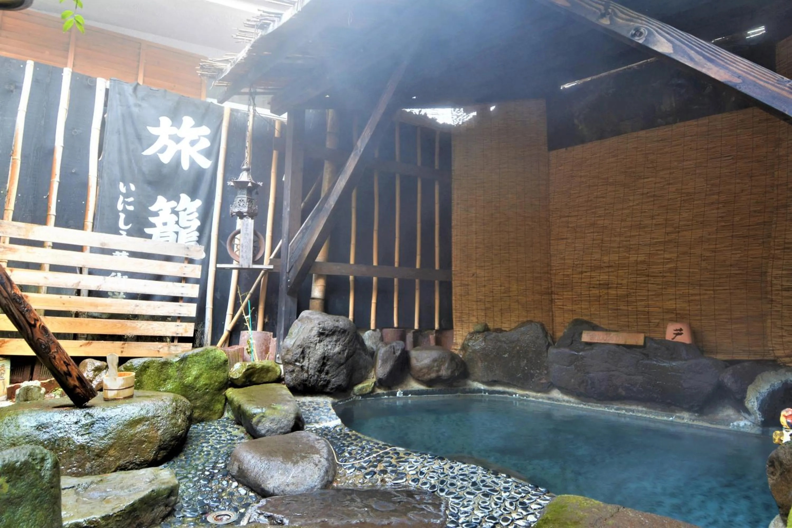 Hot Spring Bath in Irorinoyado Ashina