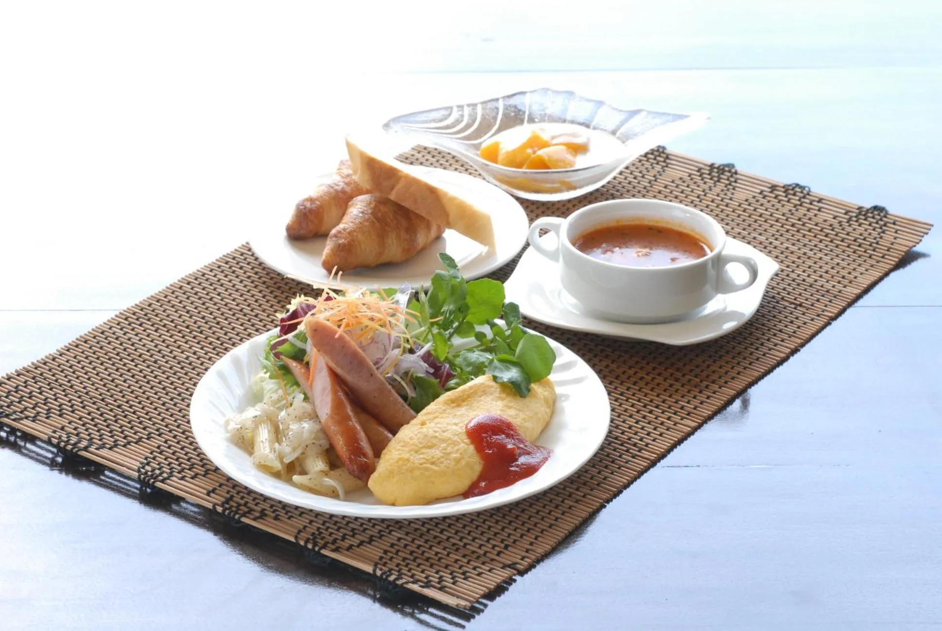 Continental breakfast in Kerama Terrace