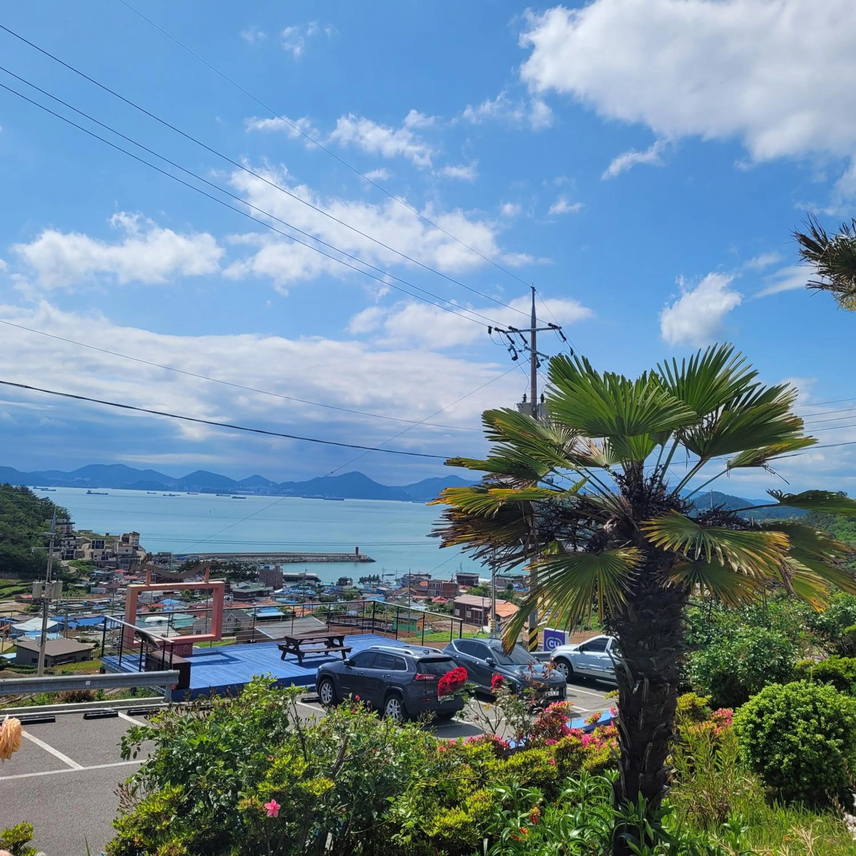 Inner courtyard view in Soulmate Pension