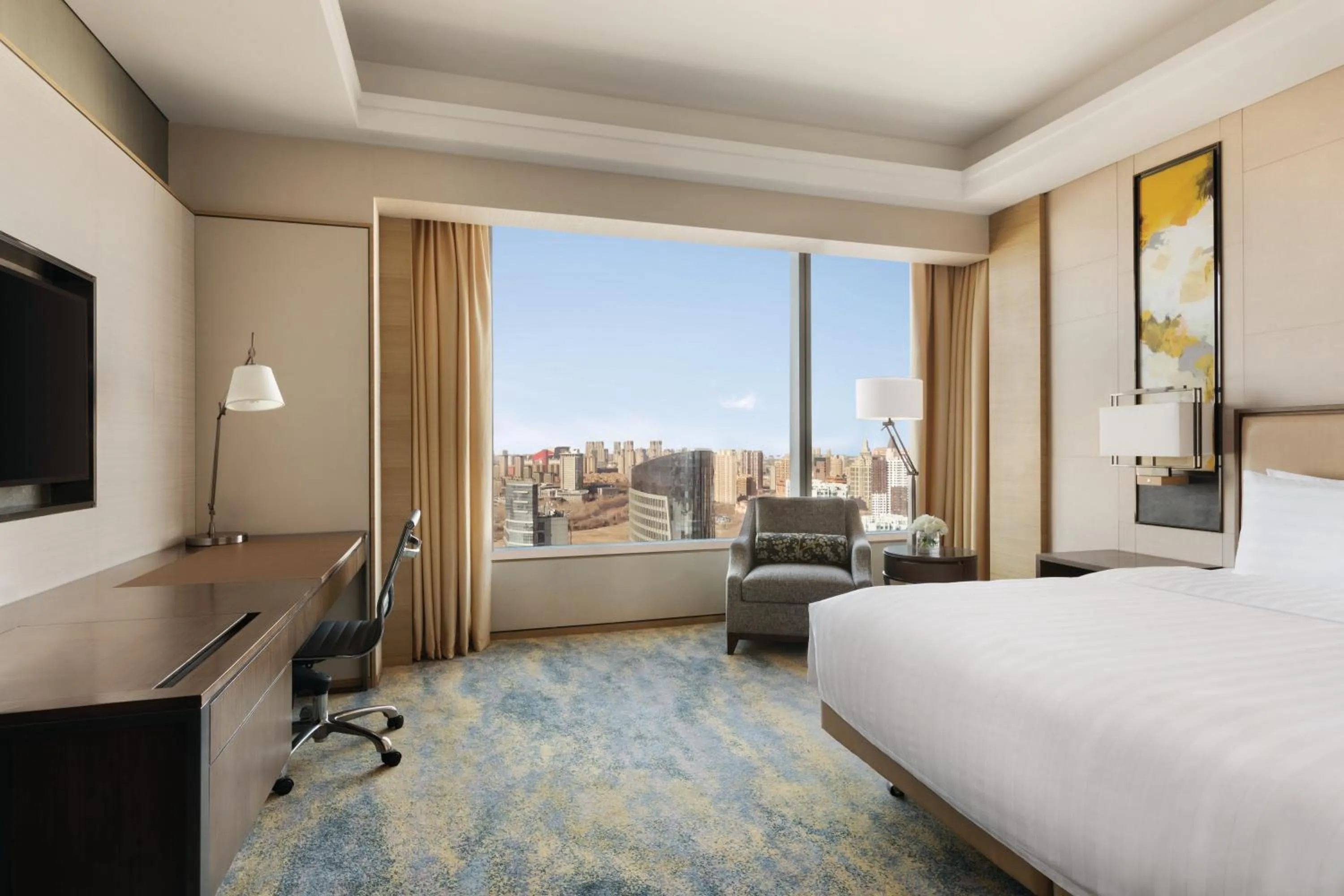 TV and multimedia, Bed in Shangri-La Songbei, Harbin