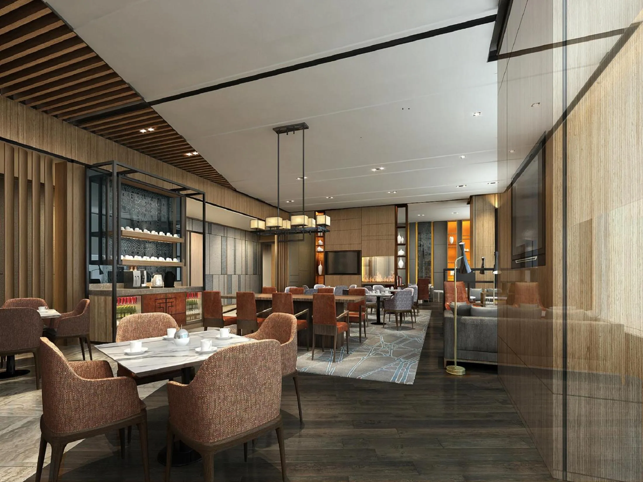 Business facilities in Shangri-La Songbei, Harbin