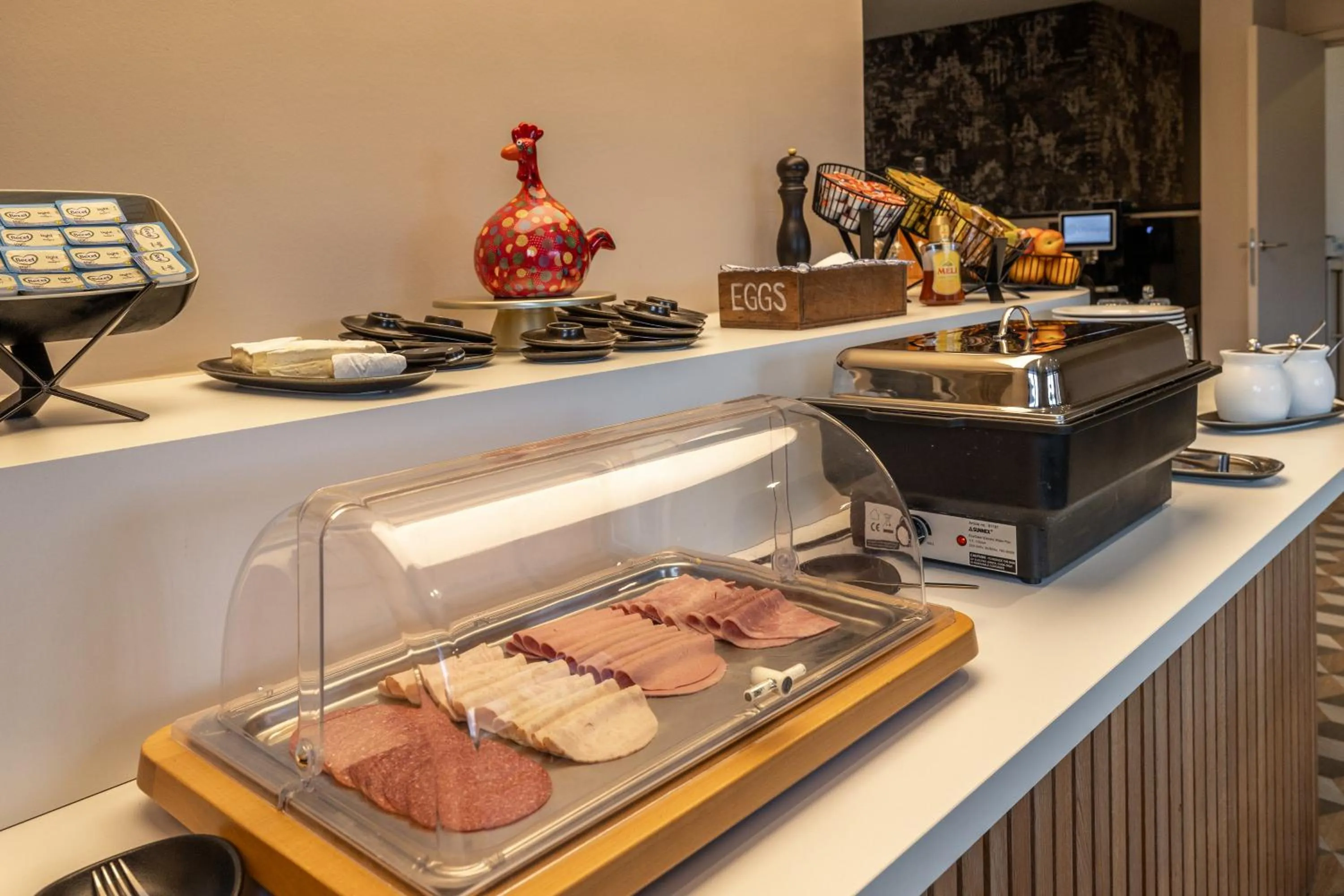 Buffet breakfast in Hotel Olympia in Bruges