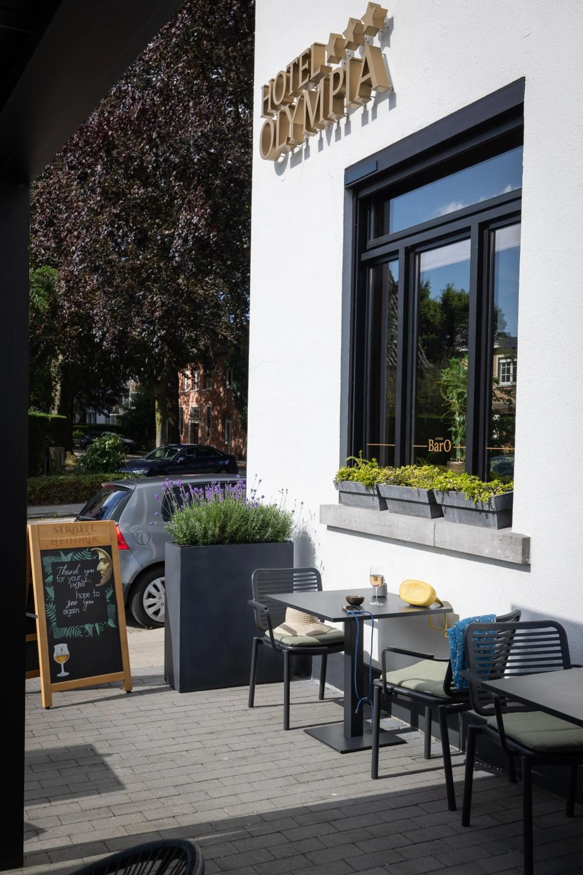 Property building in Hotel Olympia in Bruges