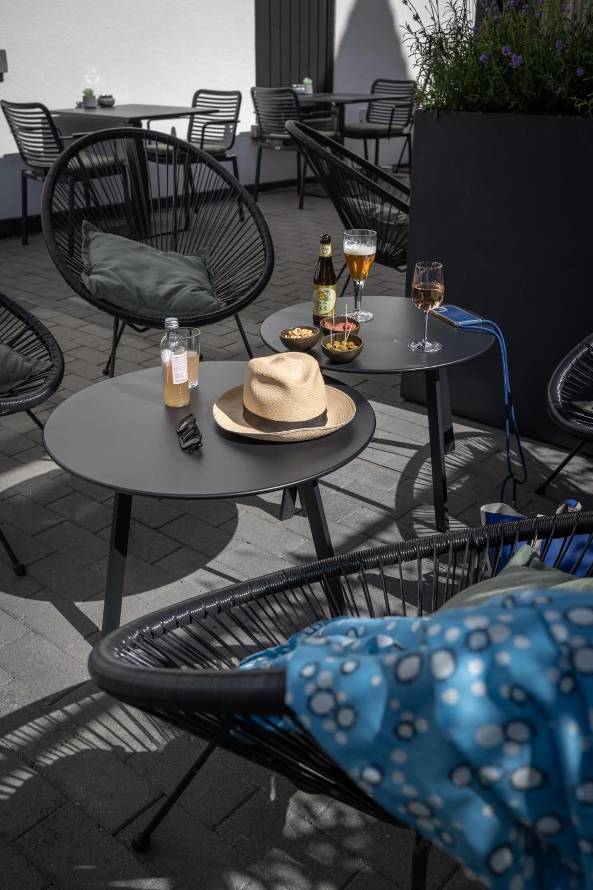 Seating area in Hotel Olympia in Bruges