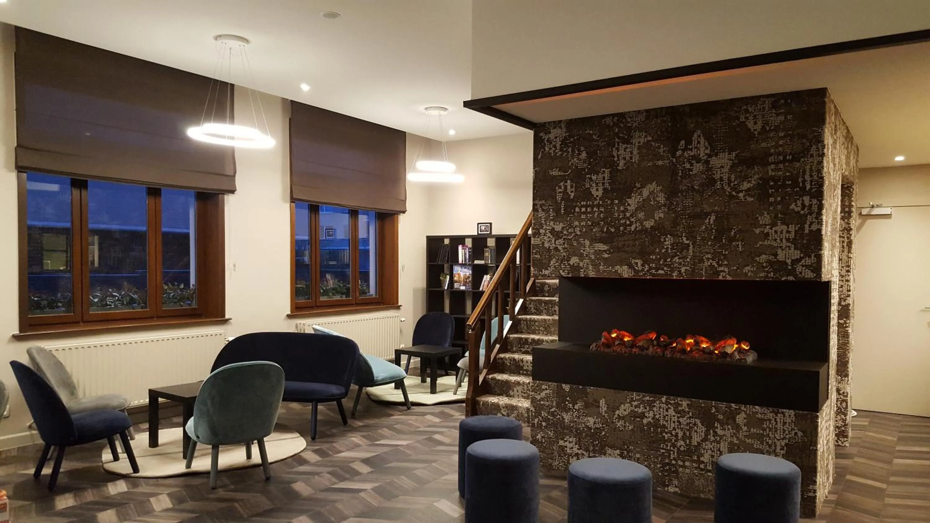 Lobby or reception in Hotel Olympia in Bruges