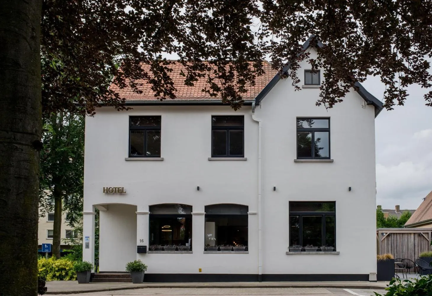 Property building in Hotel Olympia in Bruges