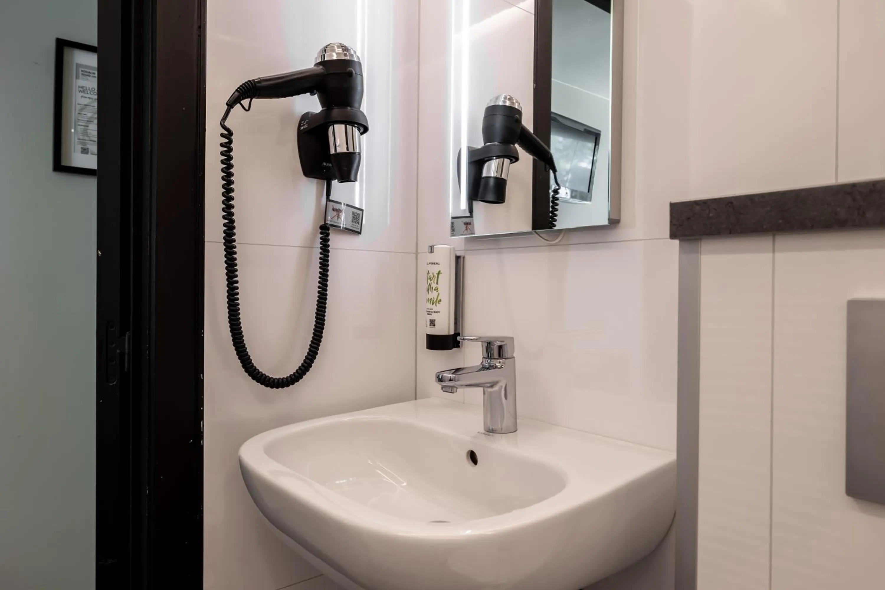 Bathroom in Hotel Olympia in Bruges