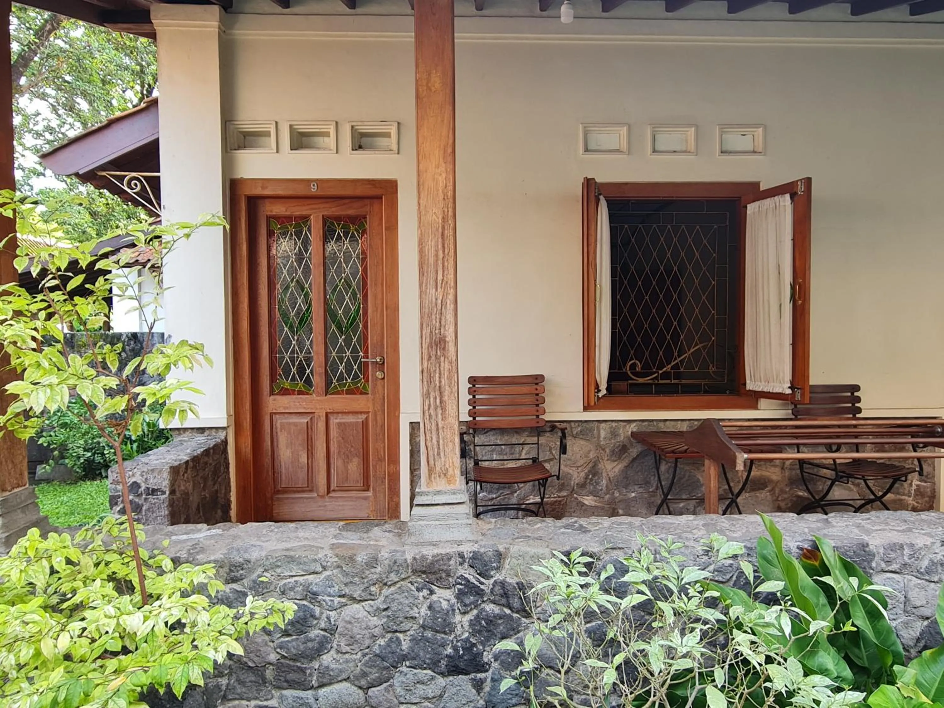 Balcony/Terrace in Omah Pitoe Yogya Homestay