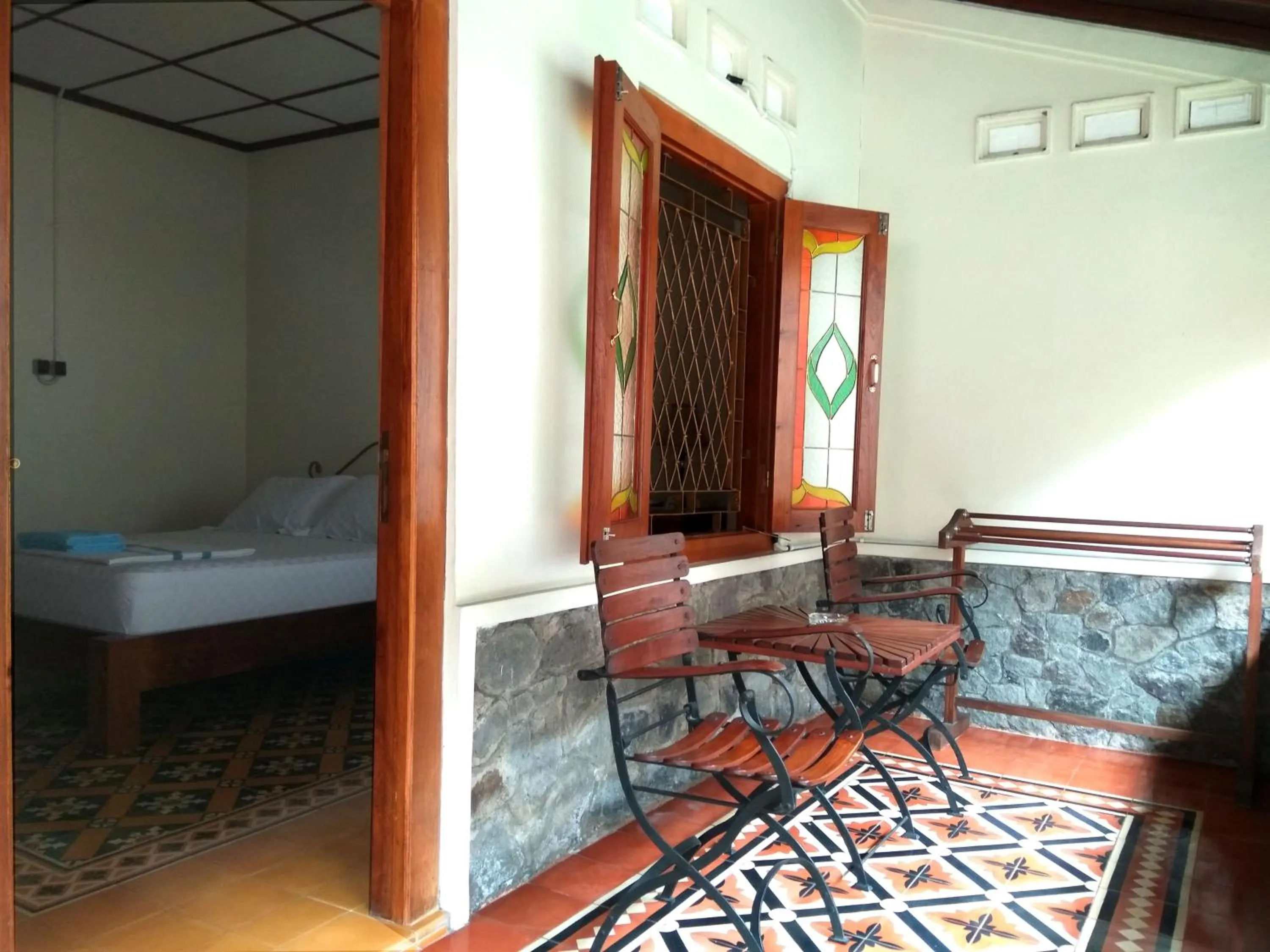 Balcony/Terrace in Omah Pitoe Yogya Homestay