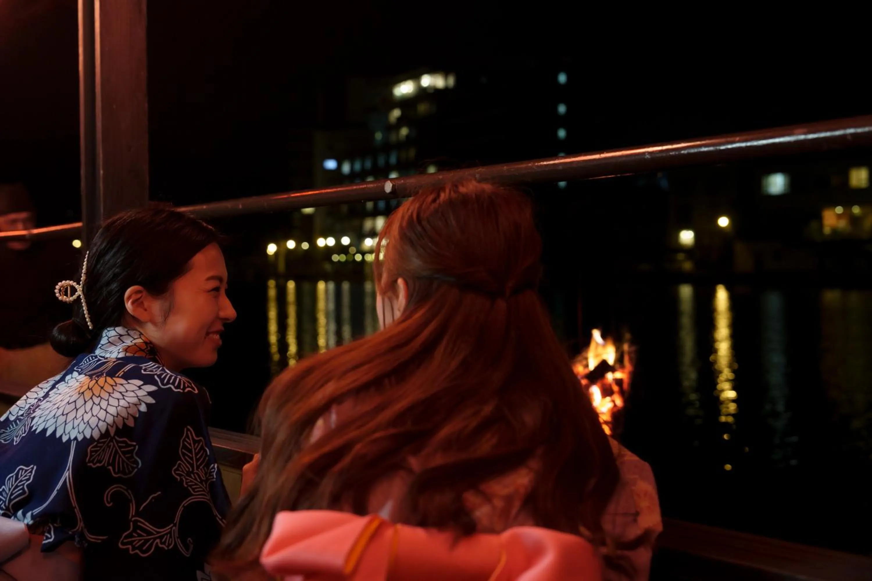 Evening entertainment in Hita Onsen Kizantei Hotel