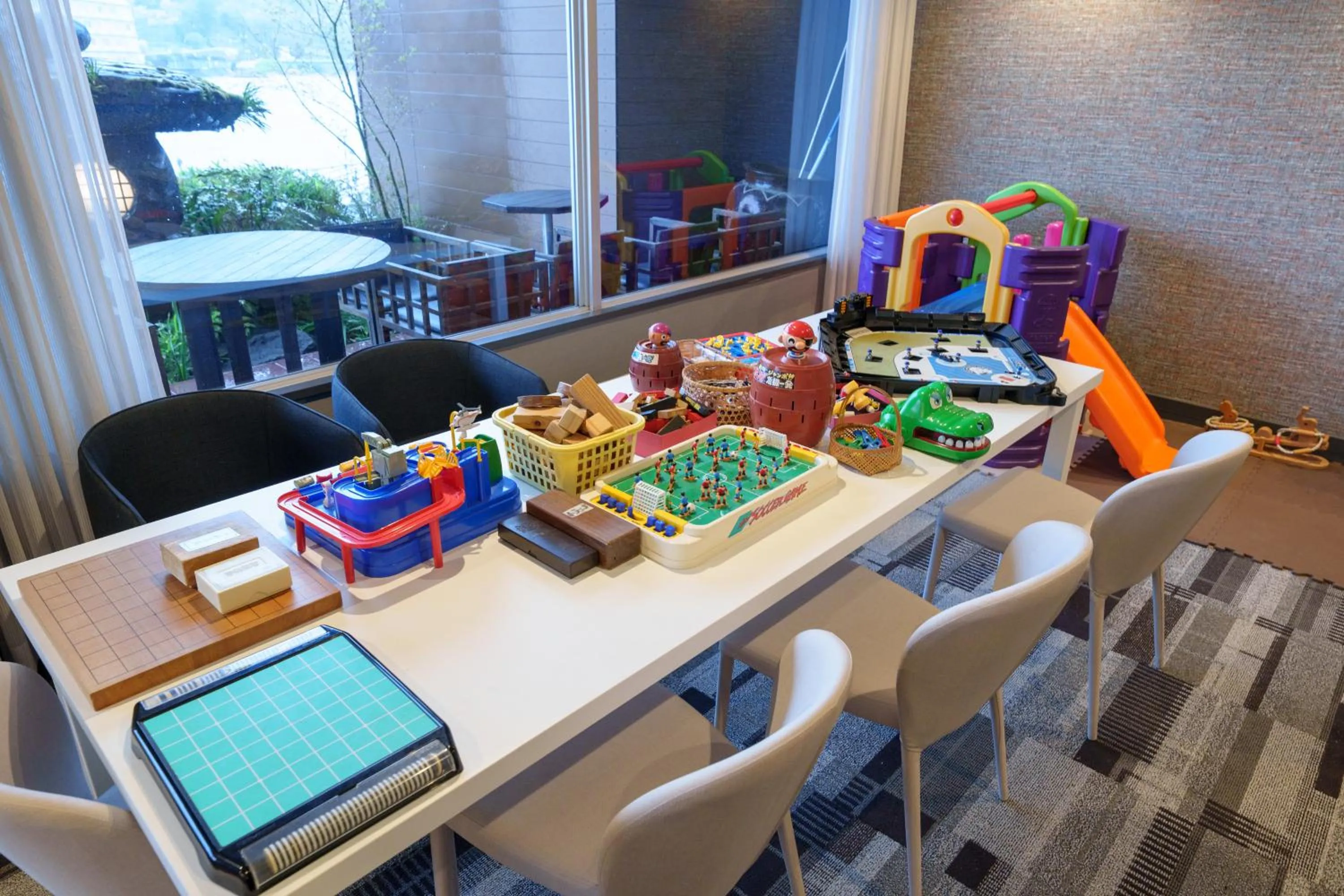 Children play ground in Hita Onsen Kizantei Hotel