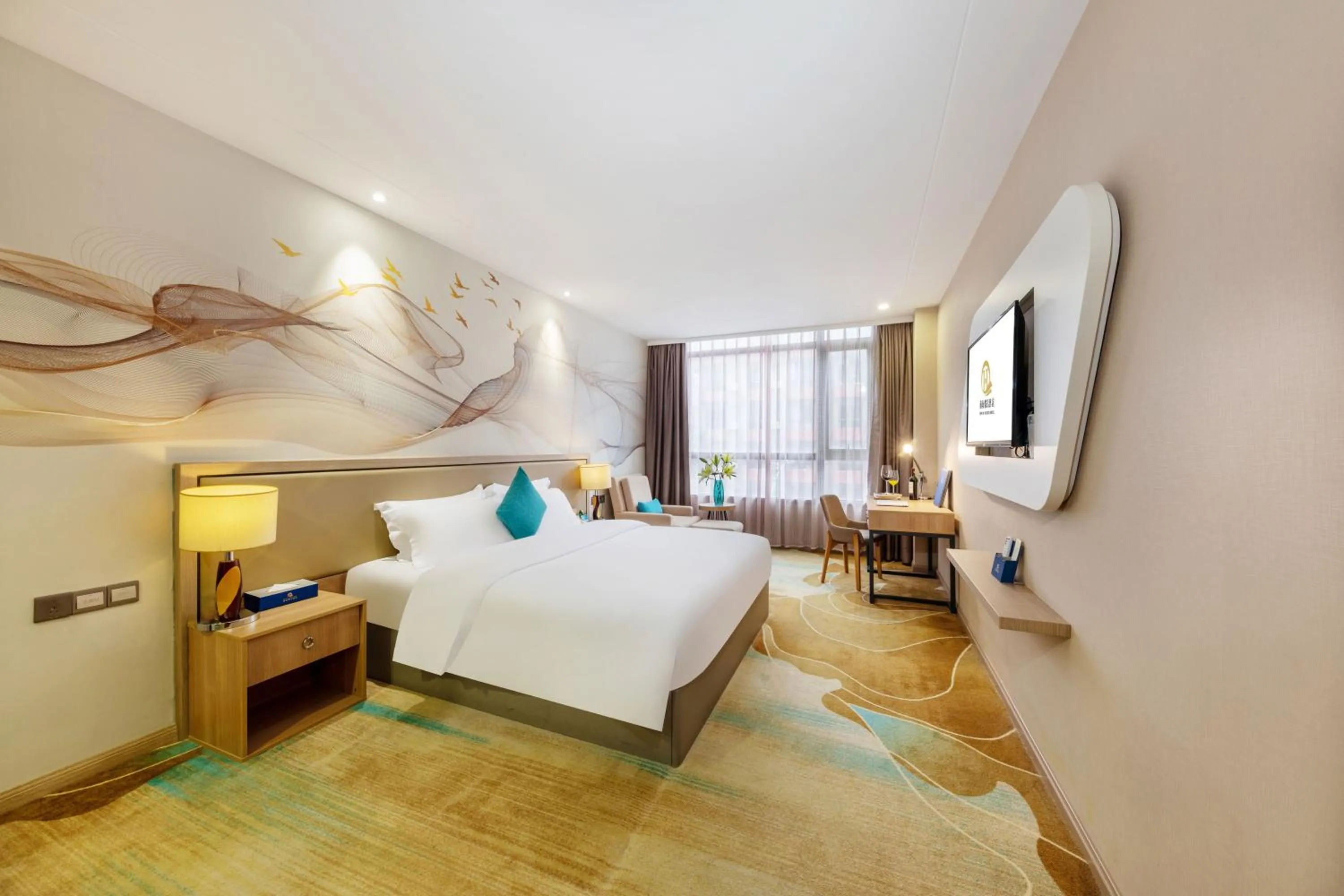 Bedroom, Bed in Qianhai Holiday Hotel