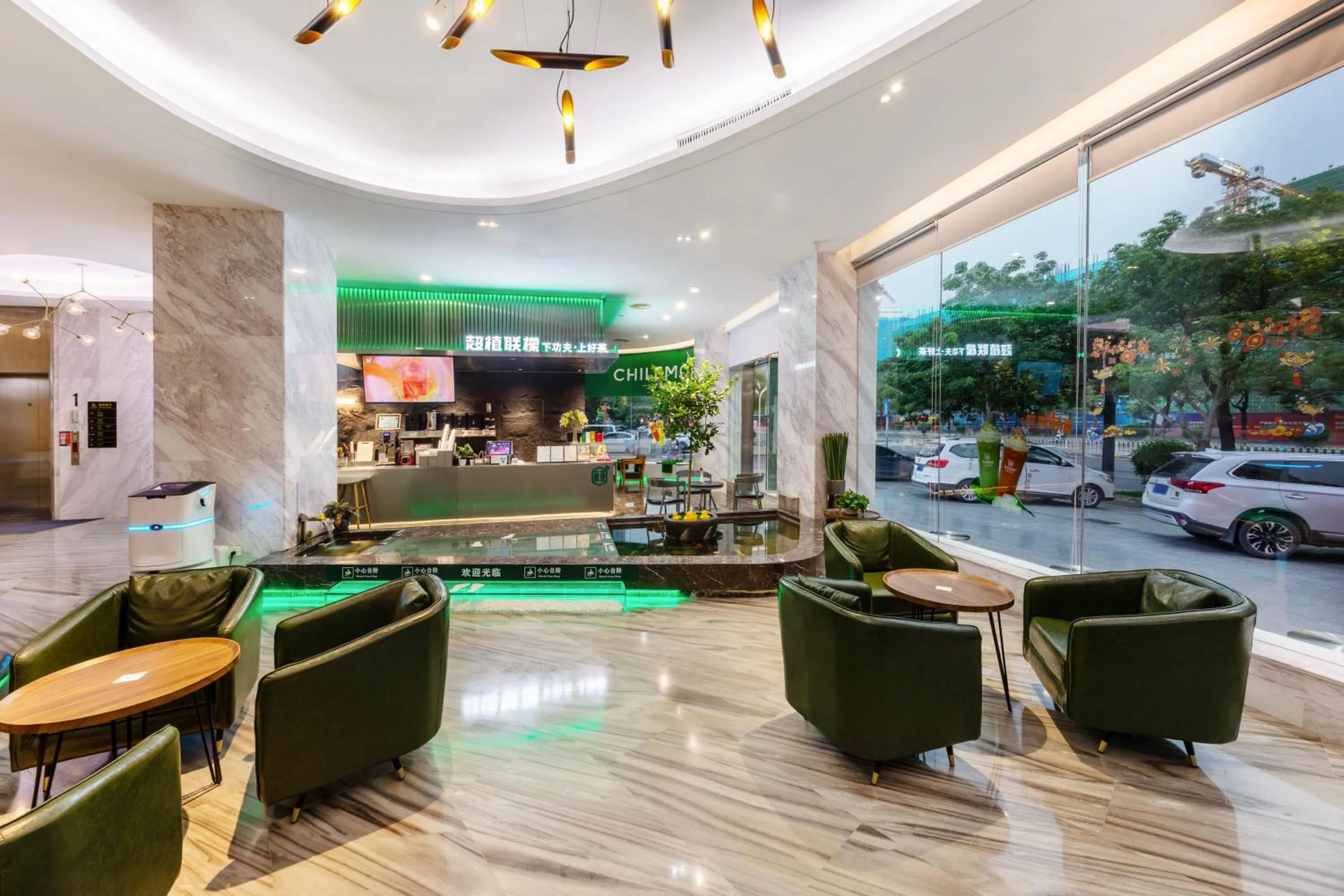 Lobby or reception in Qianhai Holiday Hotel