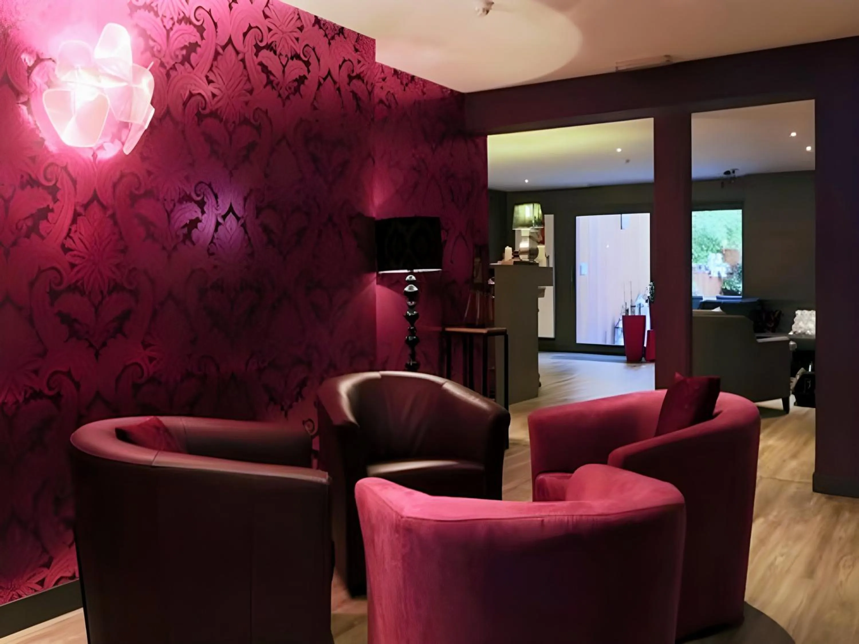 Lobby or reception in Hotel Myrtilles