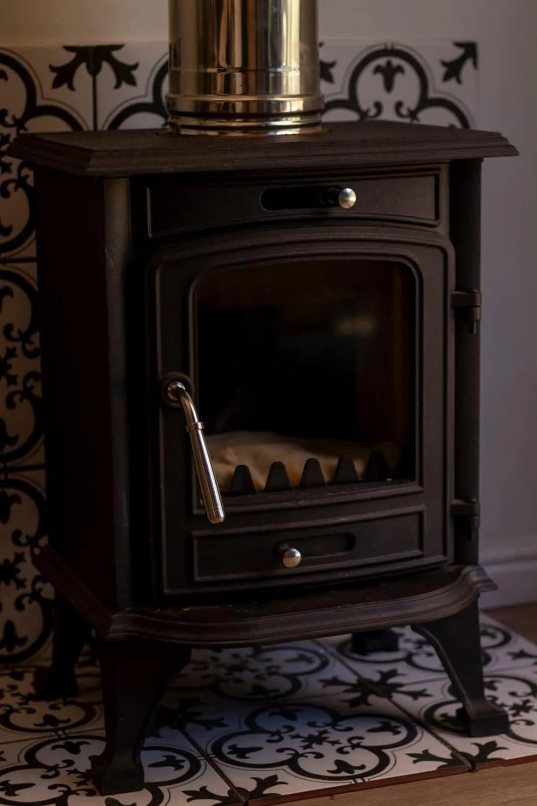 fireplace in Du Kloof Lodge