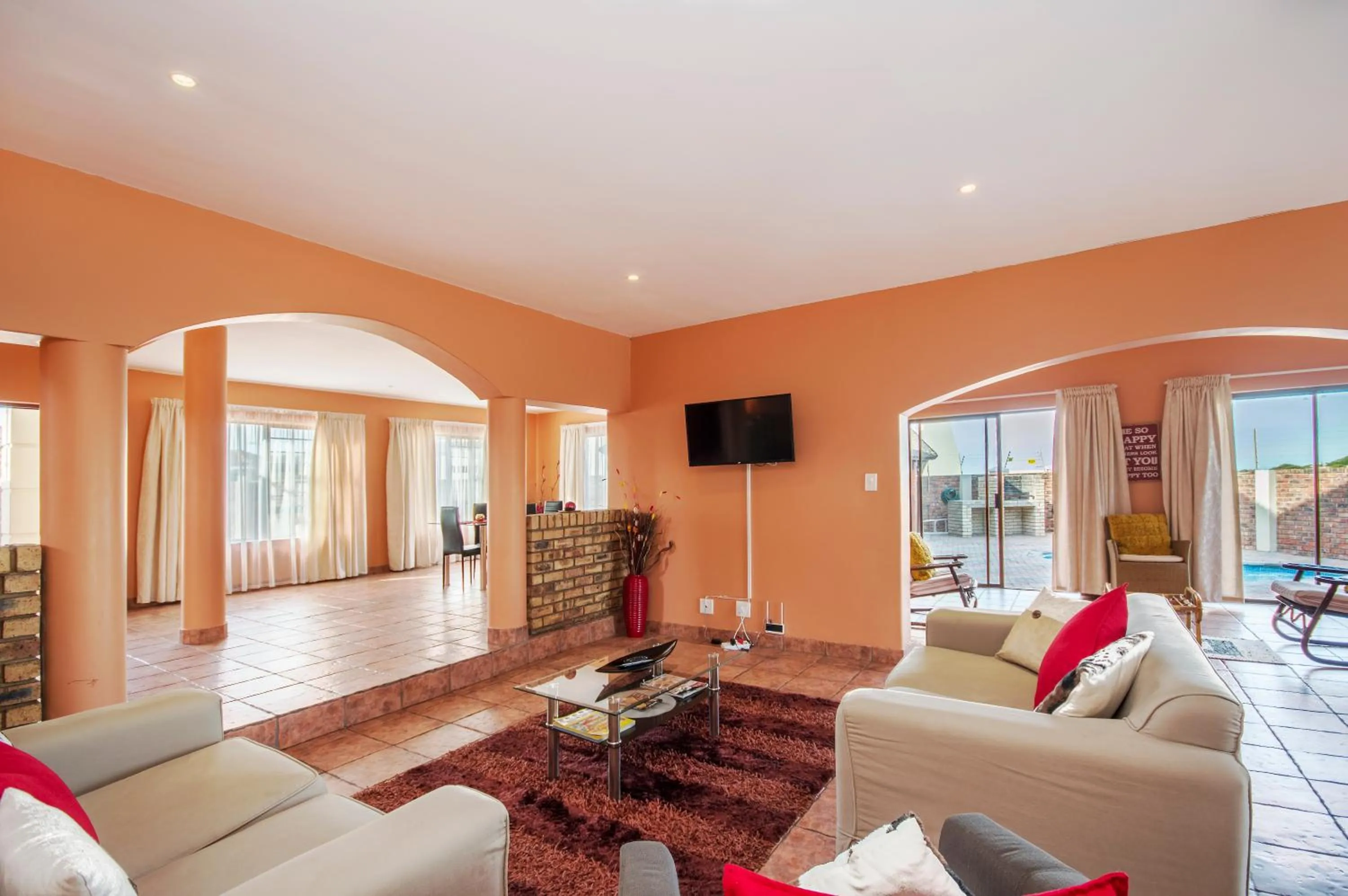 Living room in King Guest Lodge