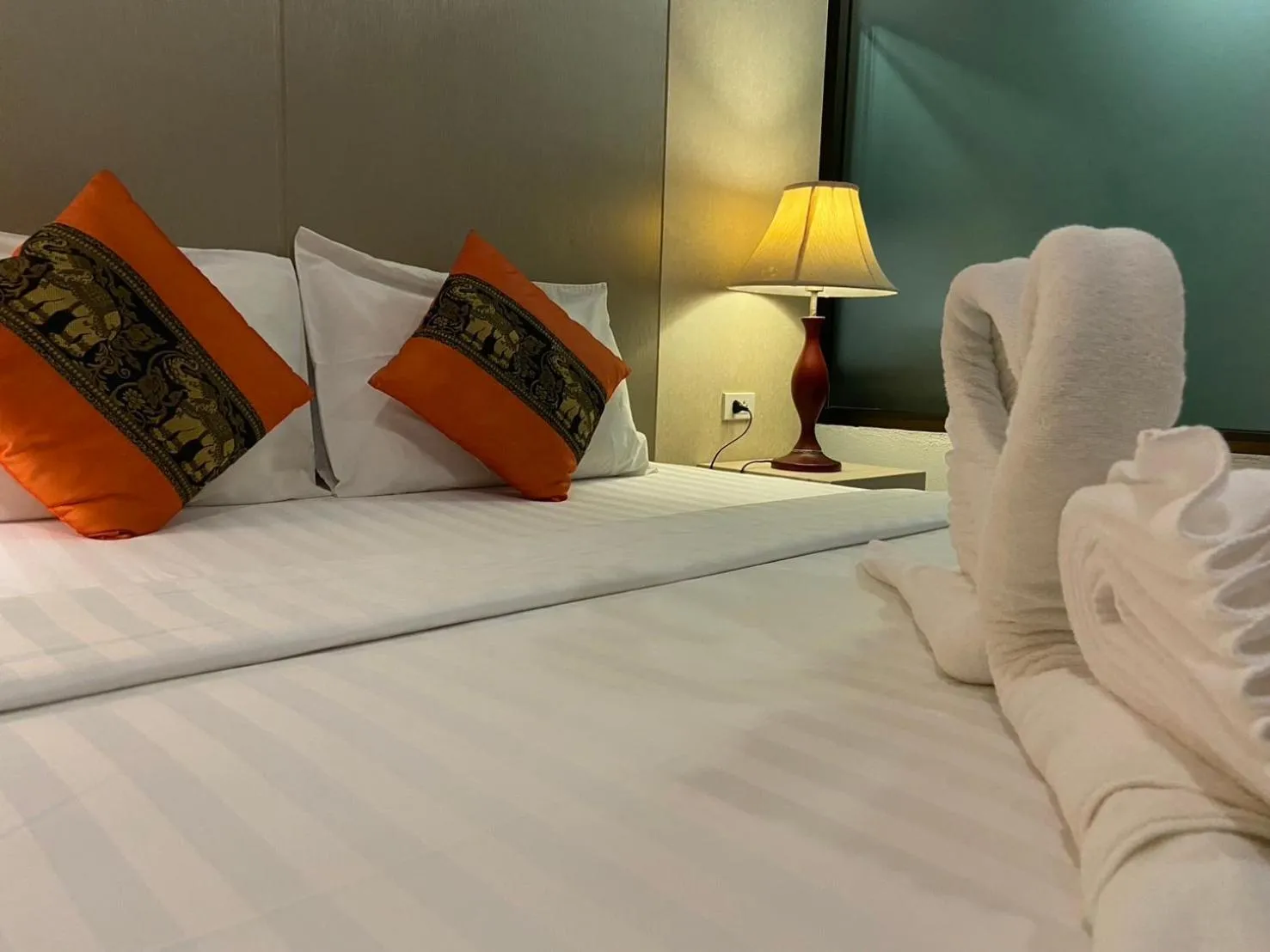 Bed in A Plus Deluxe Hotel