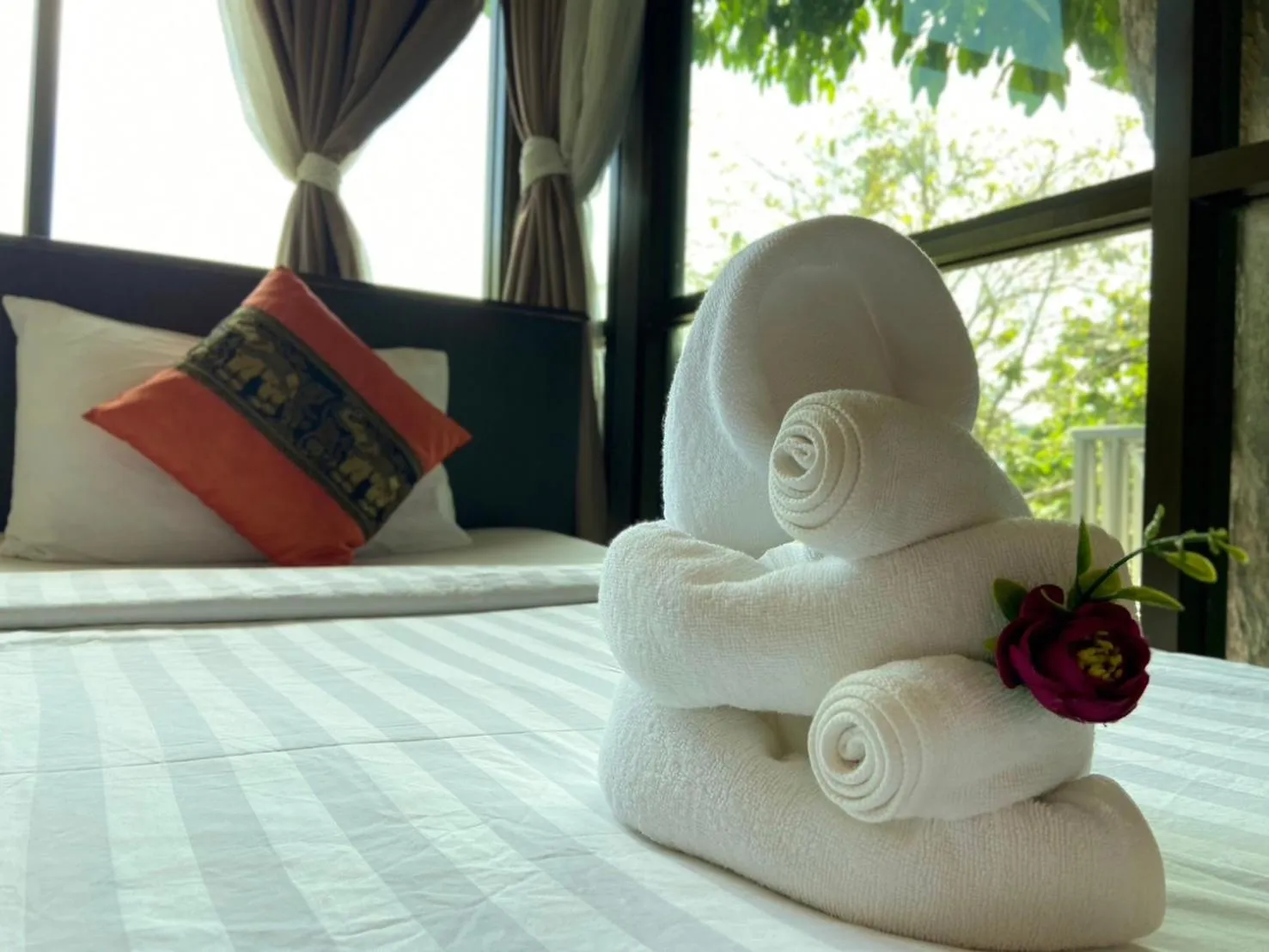 Bed in A Plus Deluxe Hotel