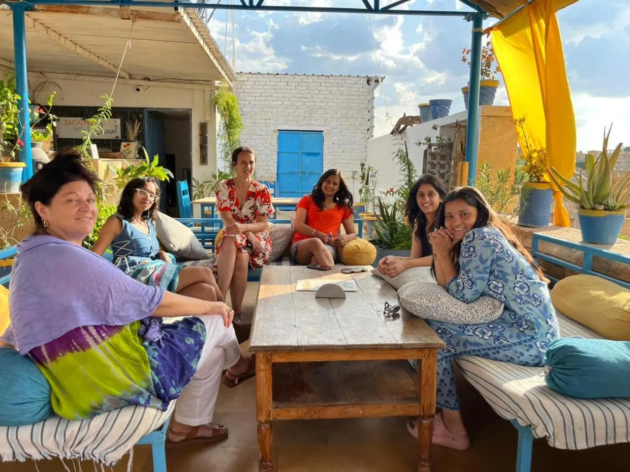 View (from property/room) in Jaisalmer Hostel Crowd