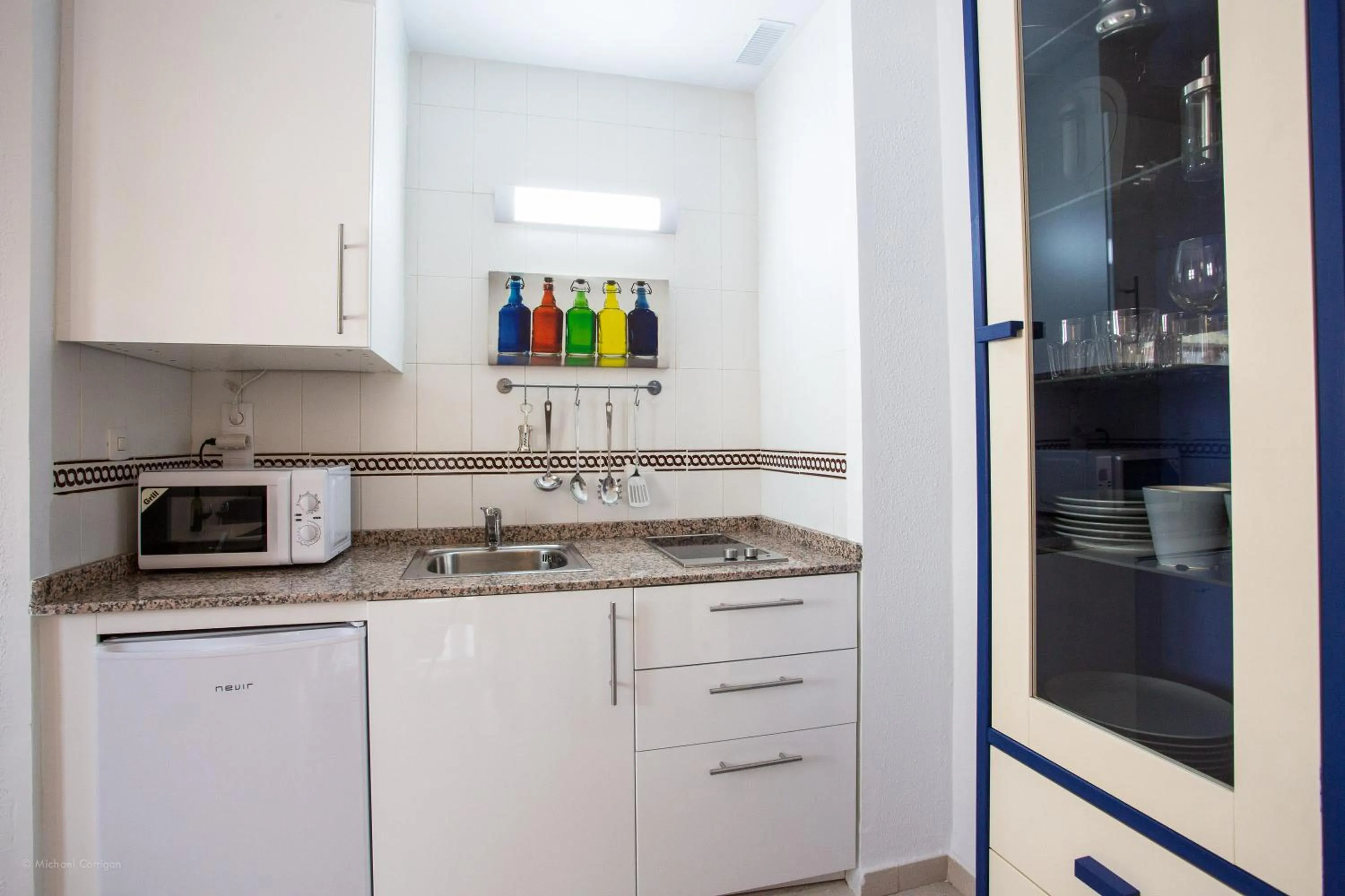 Kitchen or kitchenette in Apartamentos Los Cantaros