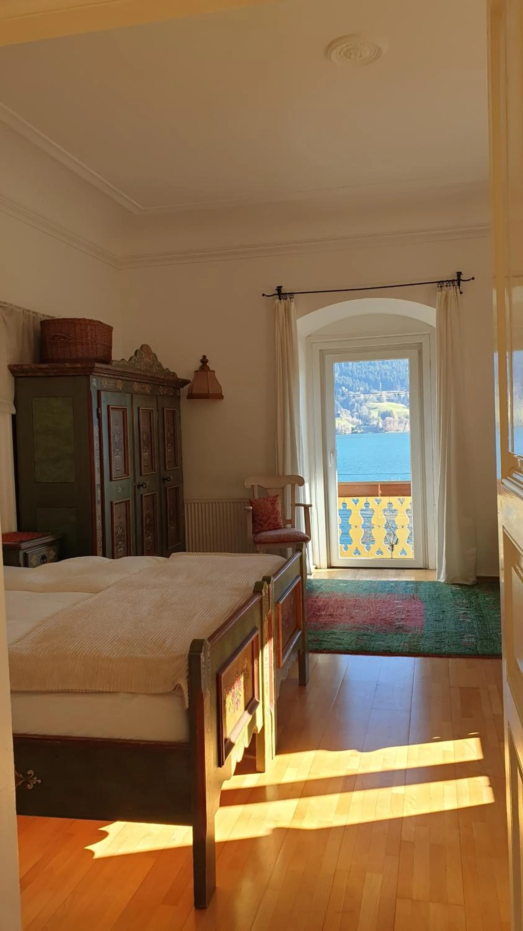 Bed in Appartement Harrer