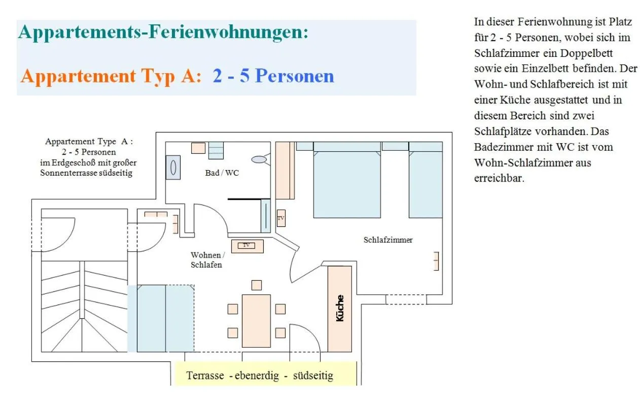 Floor plan in Appartements Gotthardt