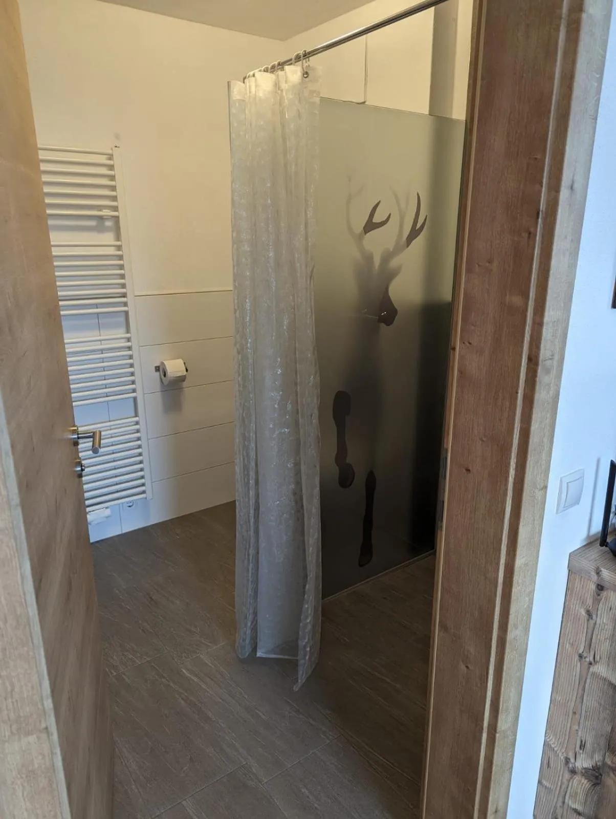 Shower in Appartements Gotthardt