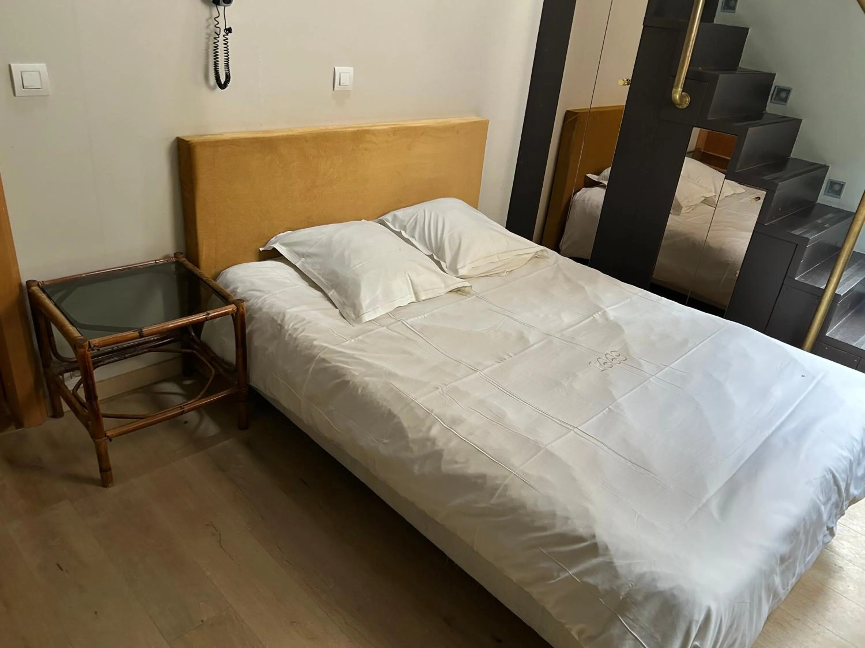 Bed in Hotel Salvators