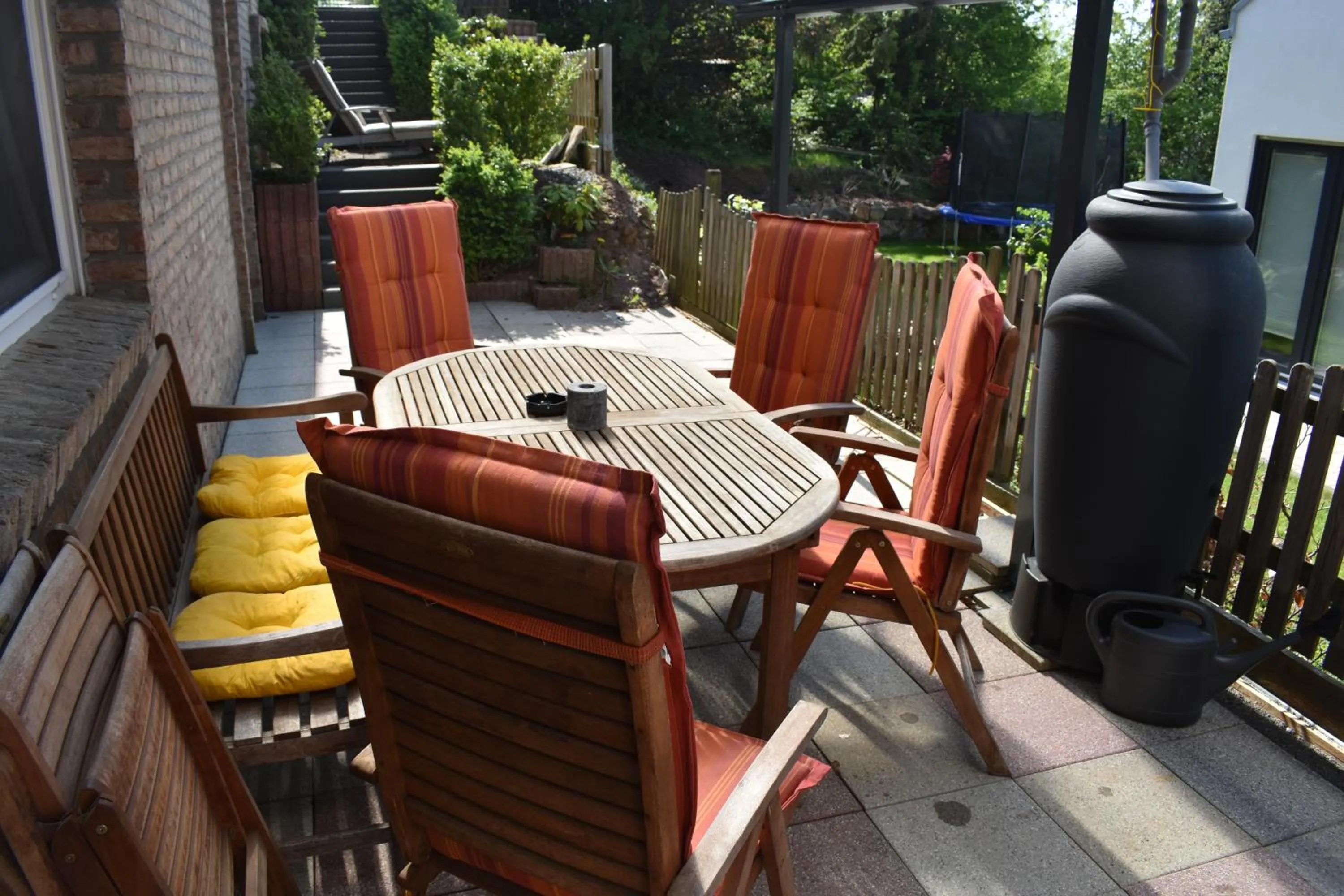 Balcony/Terrace in Ferienwohnung JaRa 1 mit Sauna
