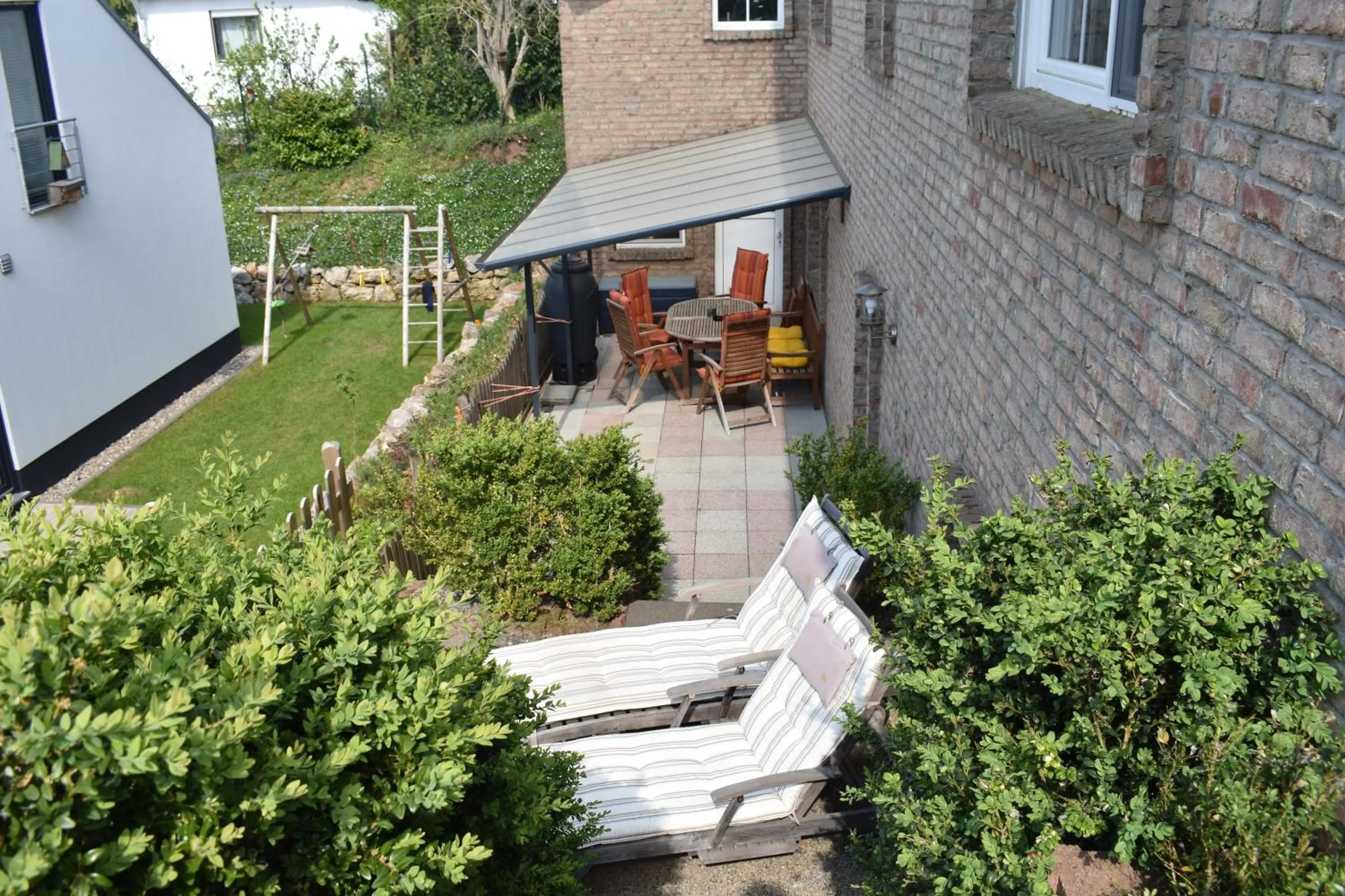 Balcony/Terrace in Ferienwohnung JaRa 1 mit Sauna