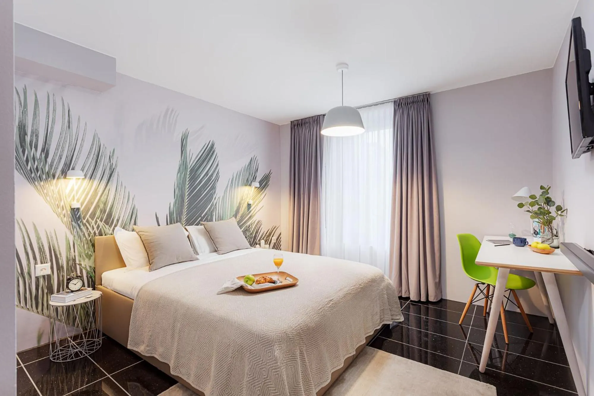 Photo of the whole room, Bed in VISIONAPARTMENTS Lucerne - contactless check-in