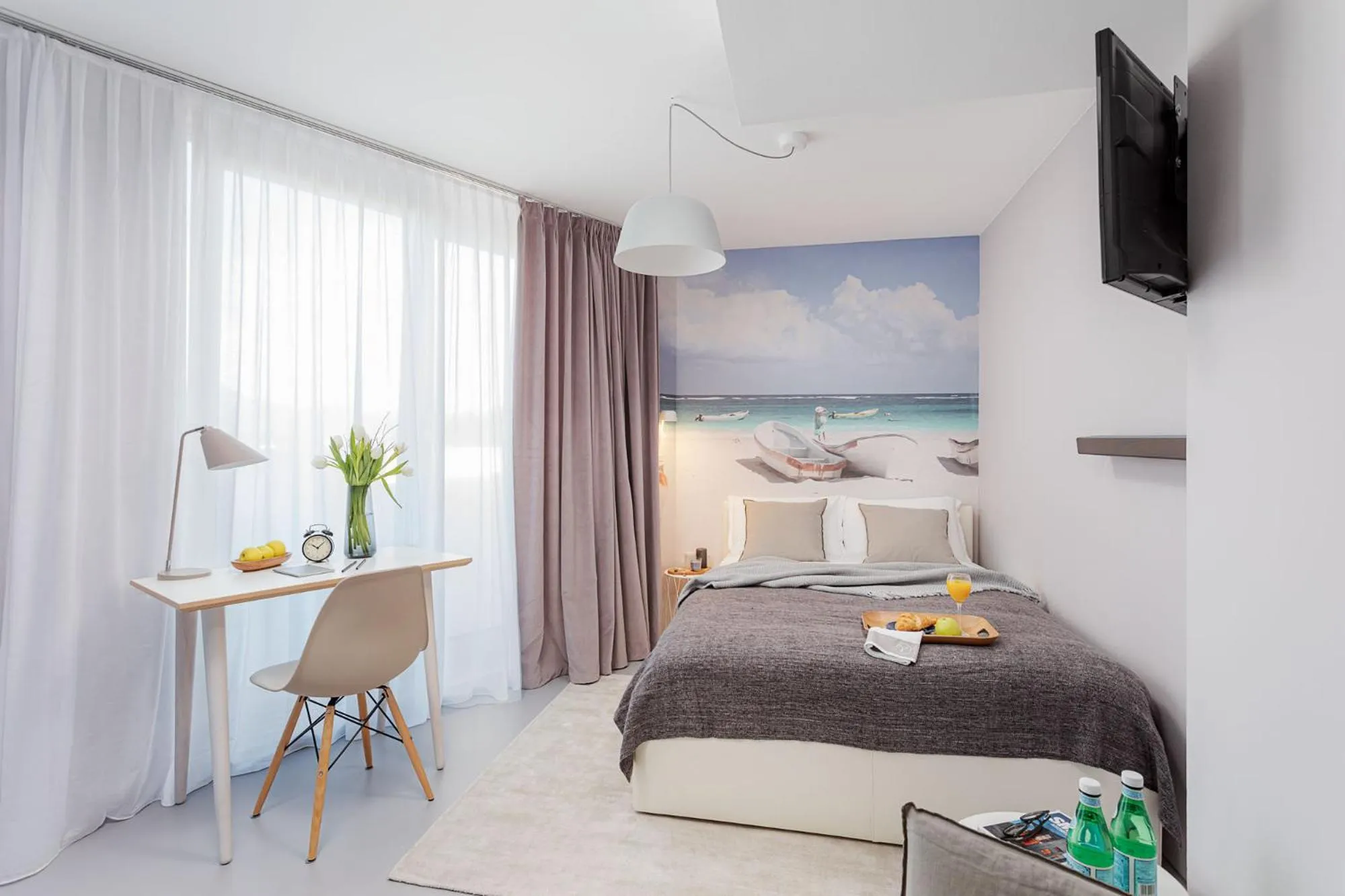 Photo of the whole room, Bed in VISIONAPARTMENTS Lucerne - contactless check-in