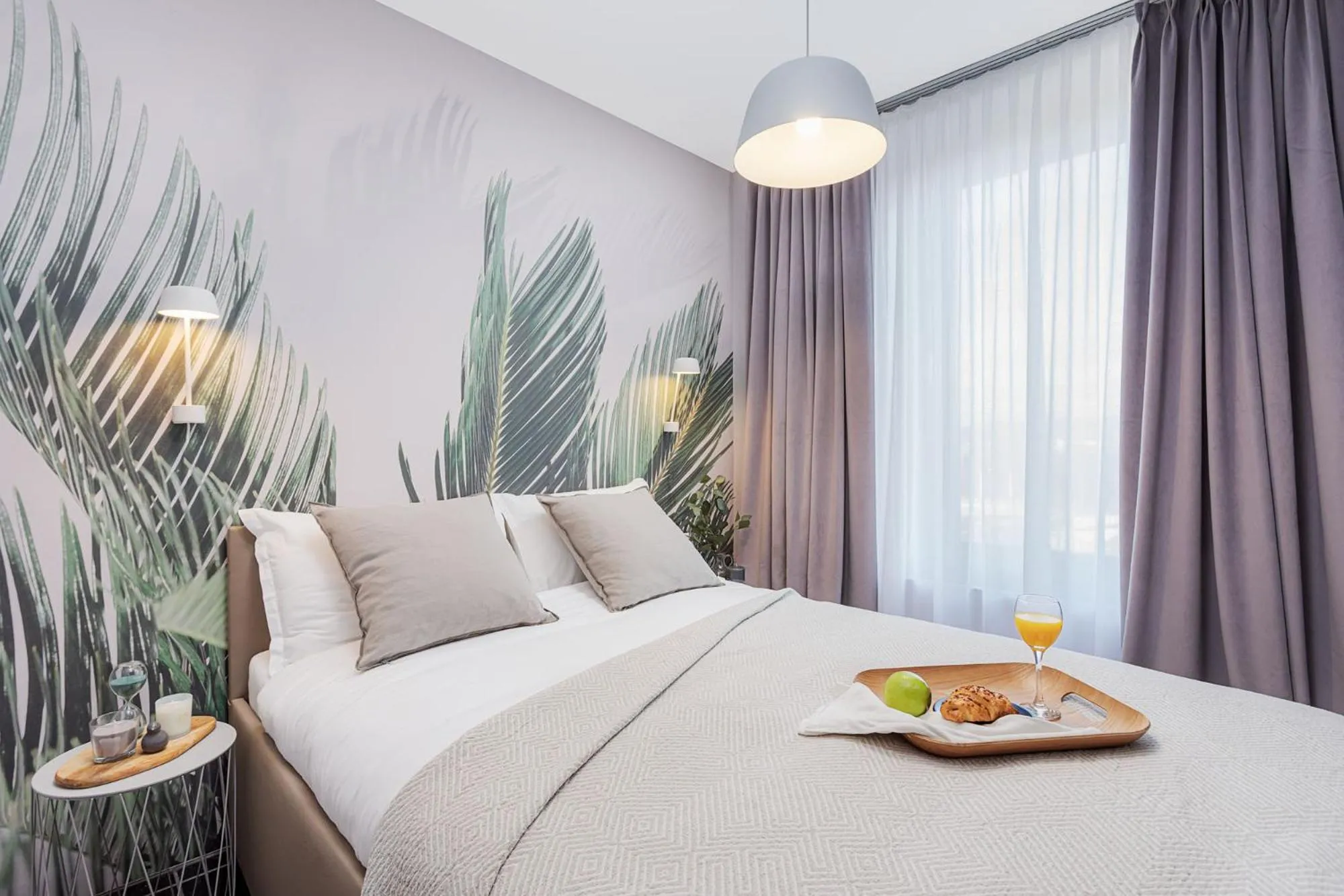 Bedroom, Bed in VISIONAPARTMENTS Lucerne - contactless check-in