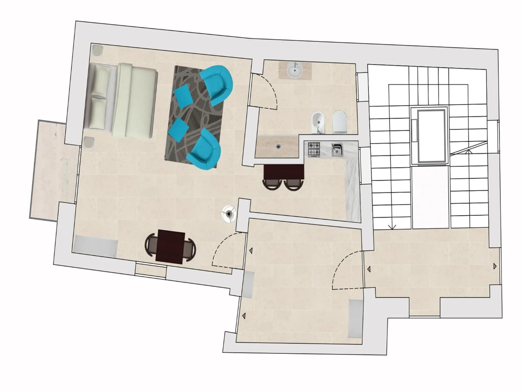 Floor plan in Re Federico Boutique Hotel