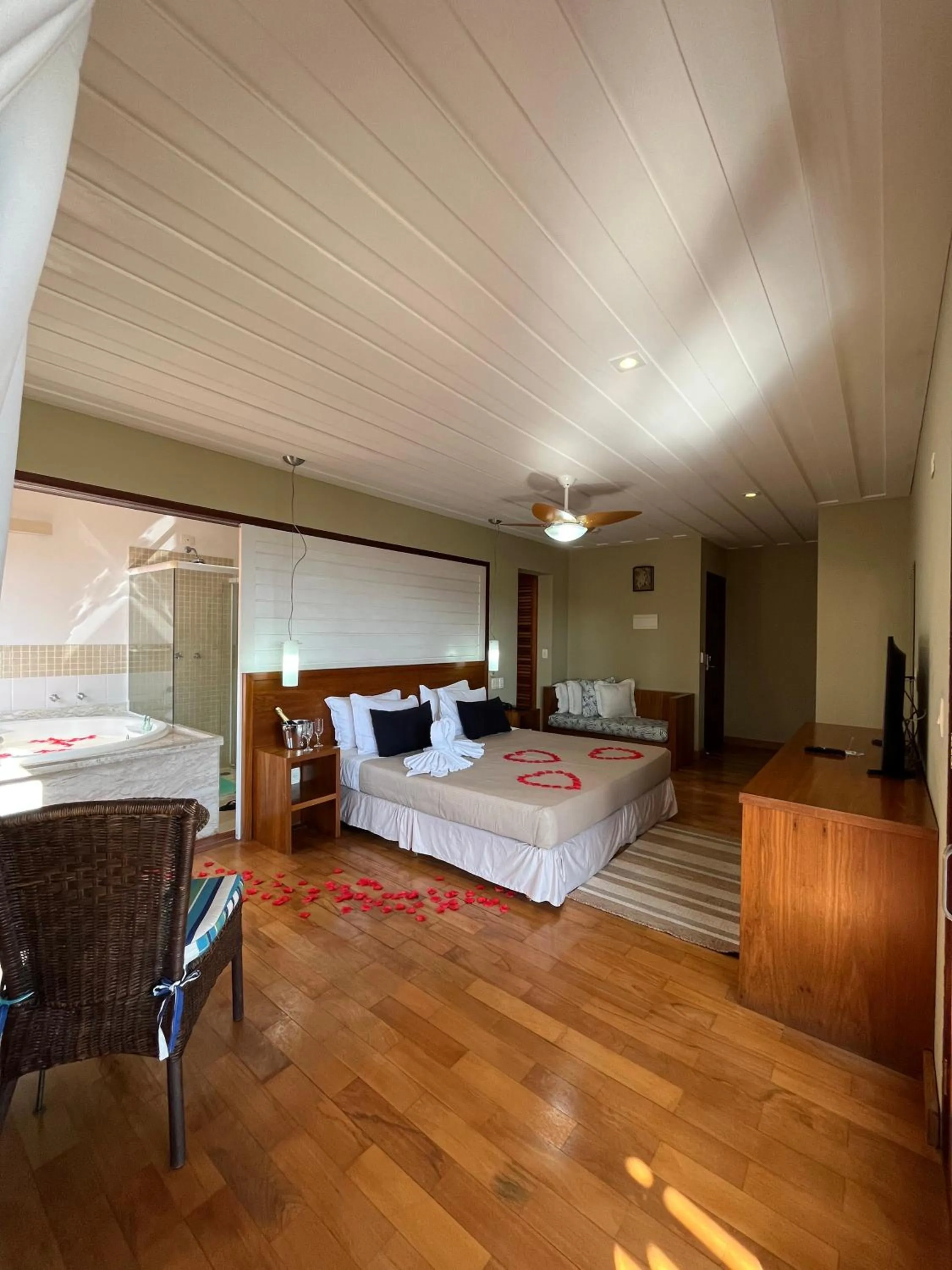 Bed in Hotel Fita Azul