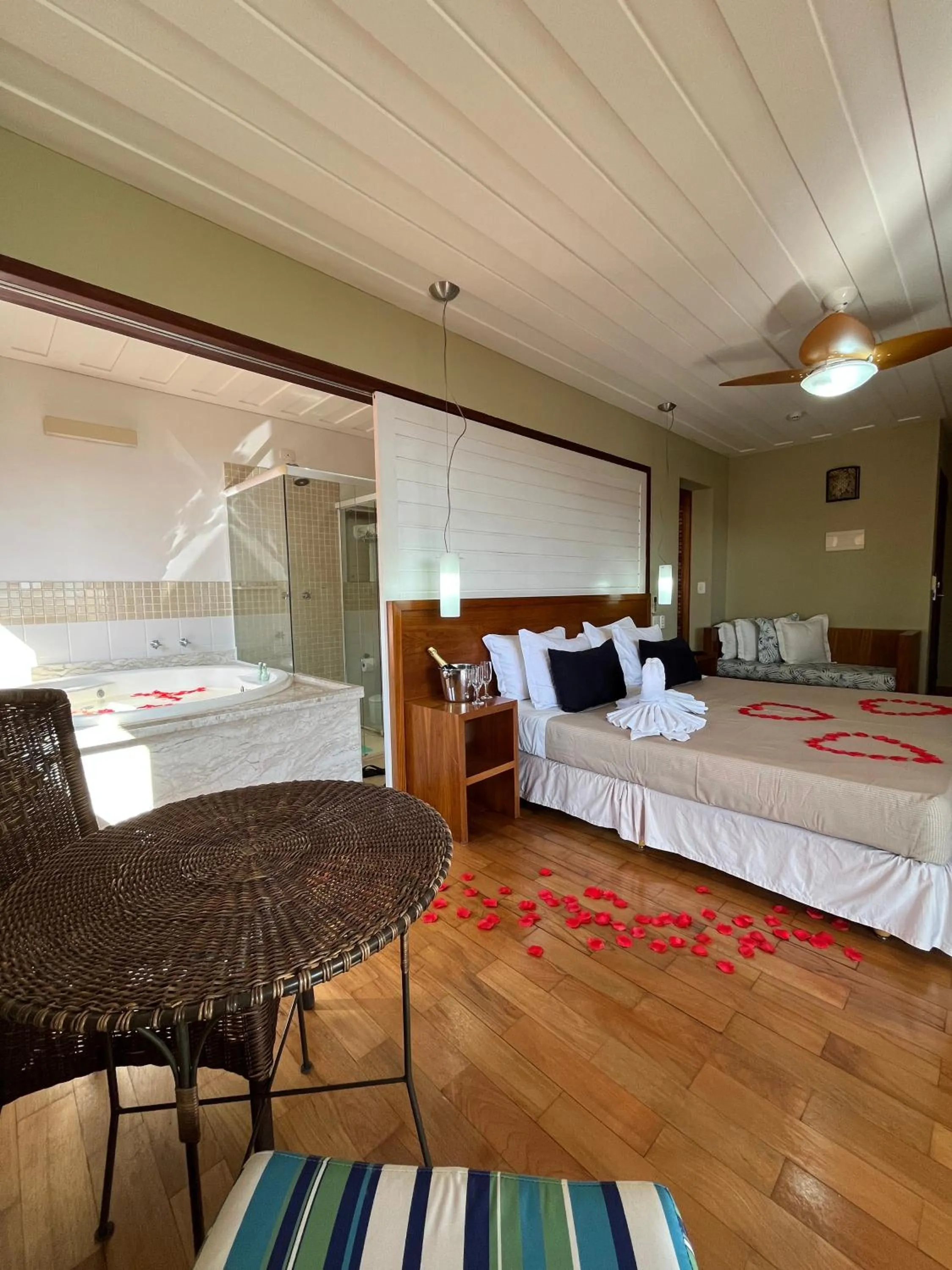 Bed in Hotel Fita Azul